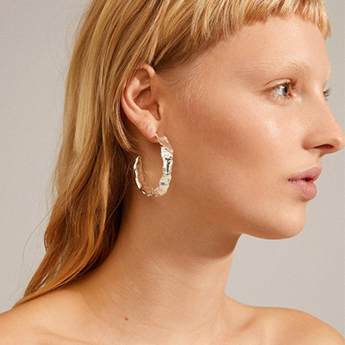 Silver earrings