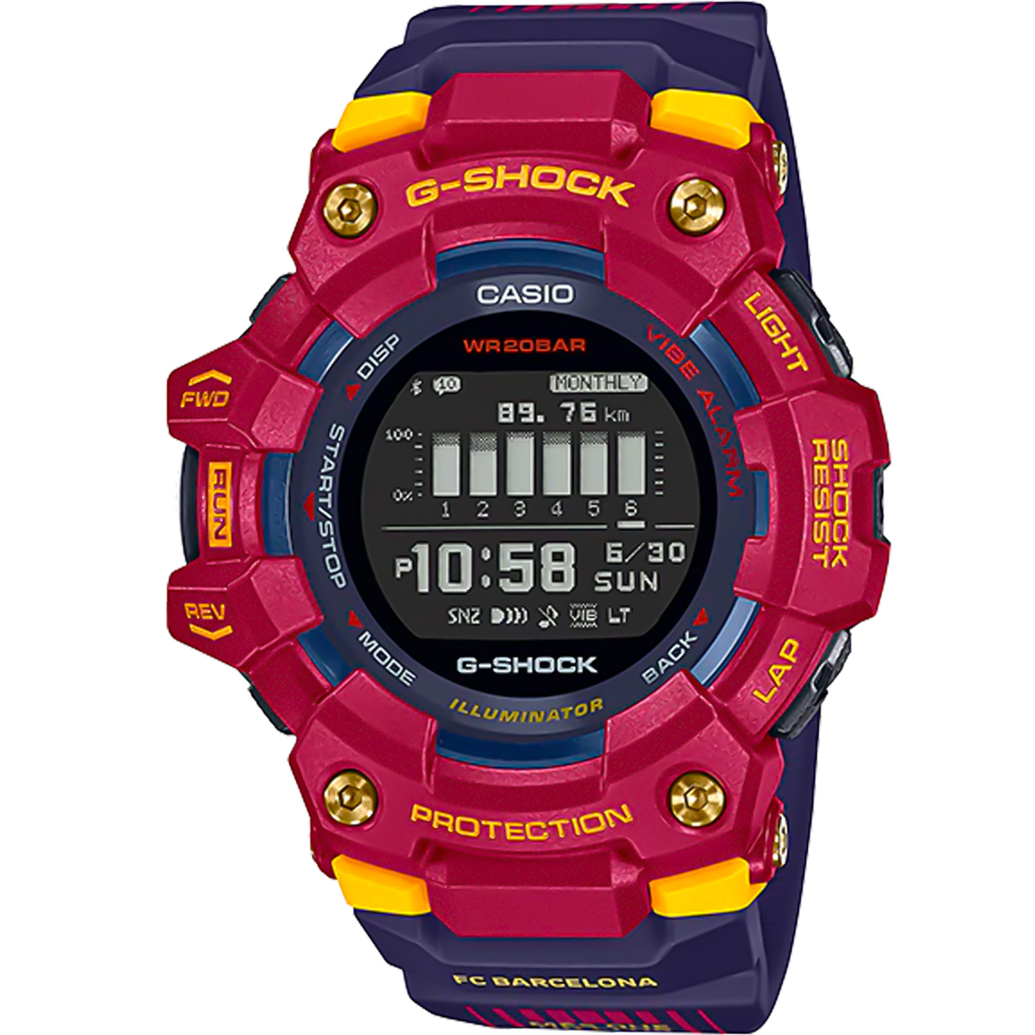 Casio G-Shock FC Barcelona GBD-100BAR-4ER - Ditur