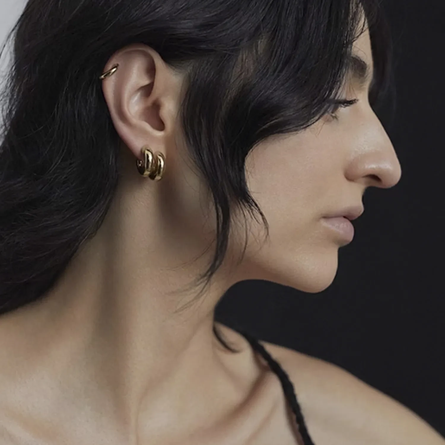 Maria Black Tempelhofer Earrings 18 Goldplated Silver 10