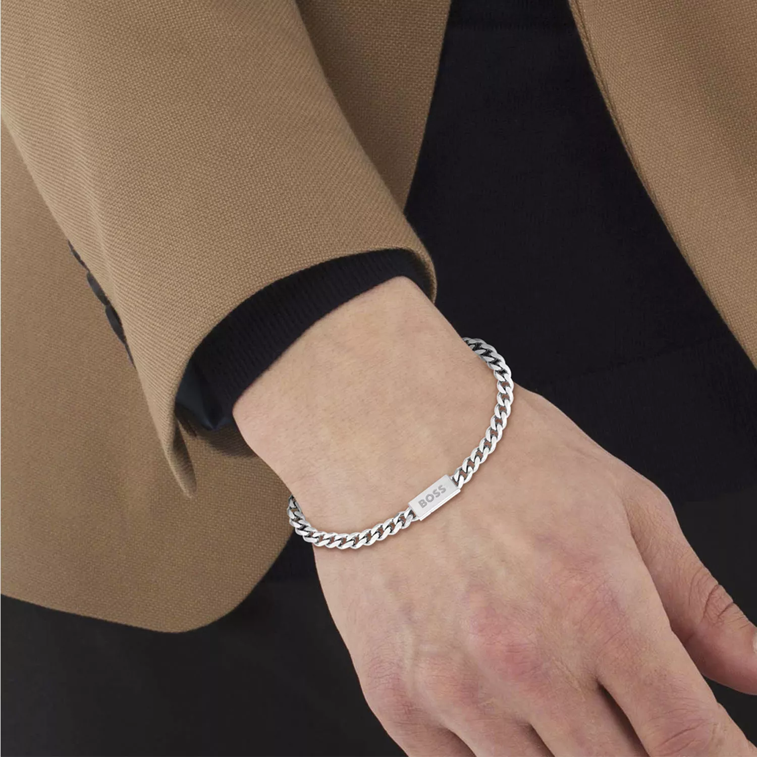 BOSS Chain Bracelet Bracelet Stainless Steel 1580556M Ditu