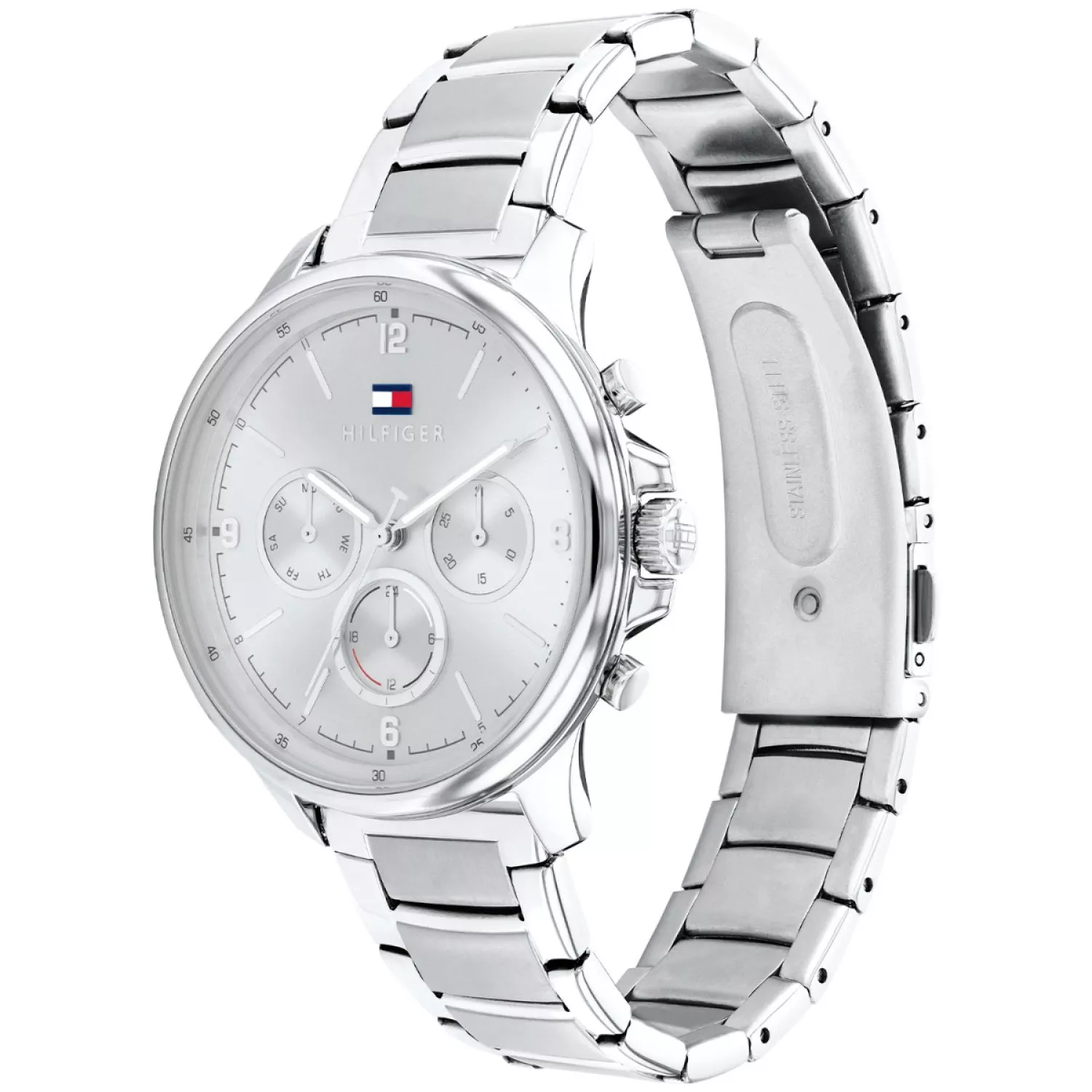 Chronograph Tommy Hilfiger Damenuhr Dressed Up Silber Hilfiger