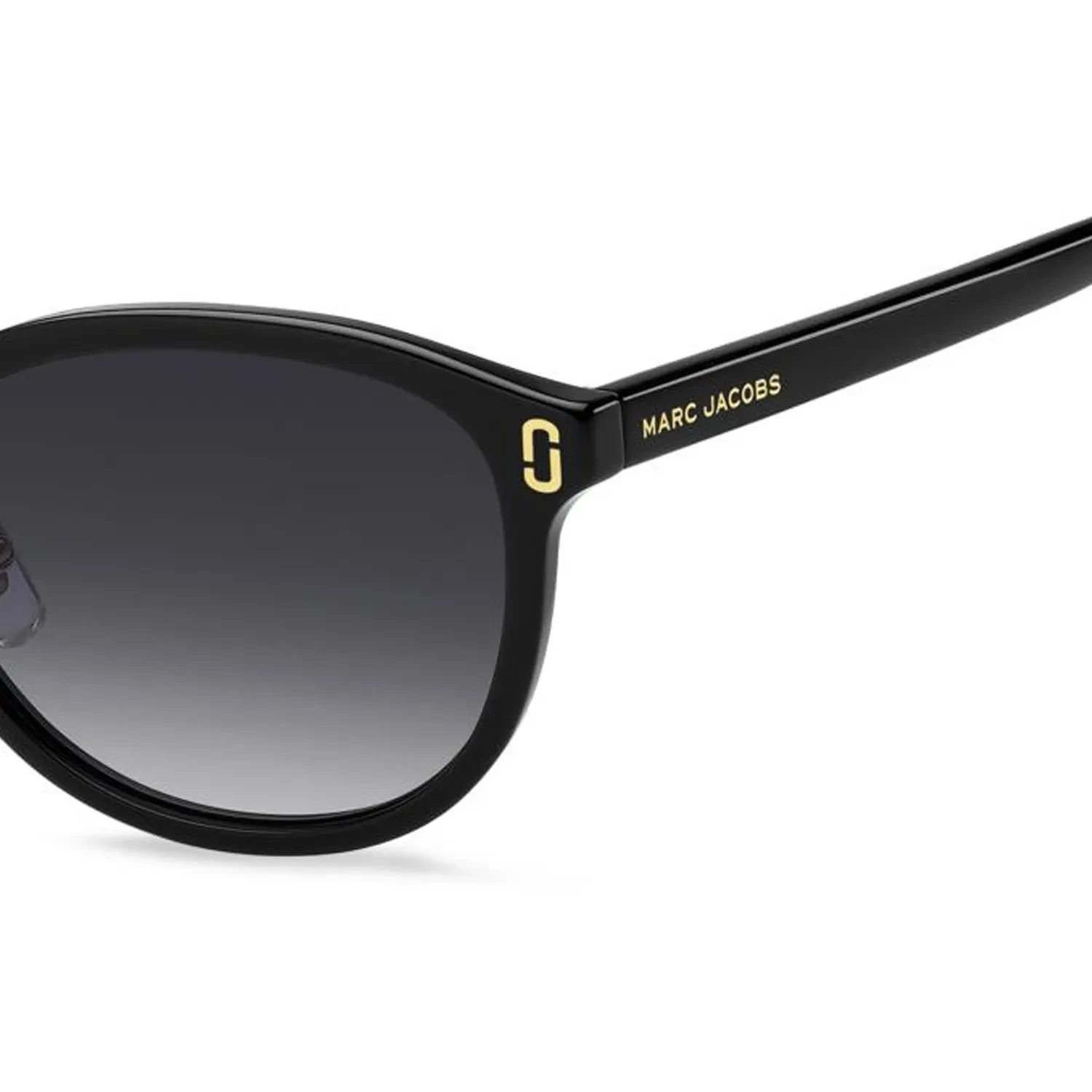 Marc Jacobs Wayfarer Sunglasses w/ Case Amazon.com: Marc Jacobs MARC 496/S Gold/Grey 55/17/140 women  main image 3