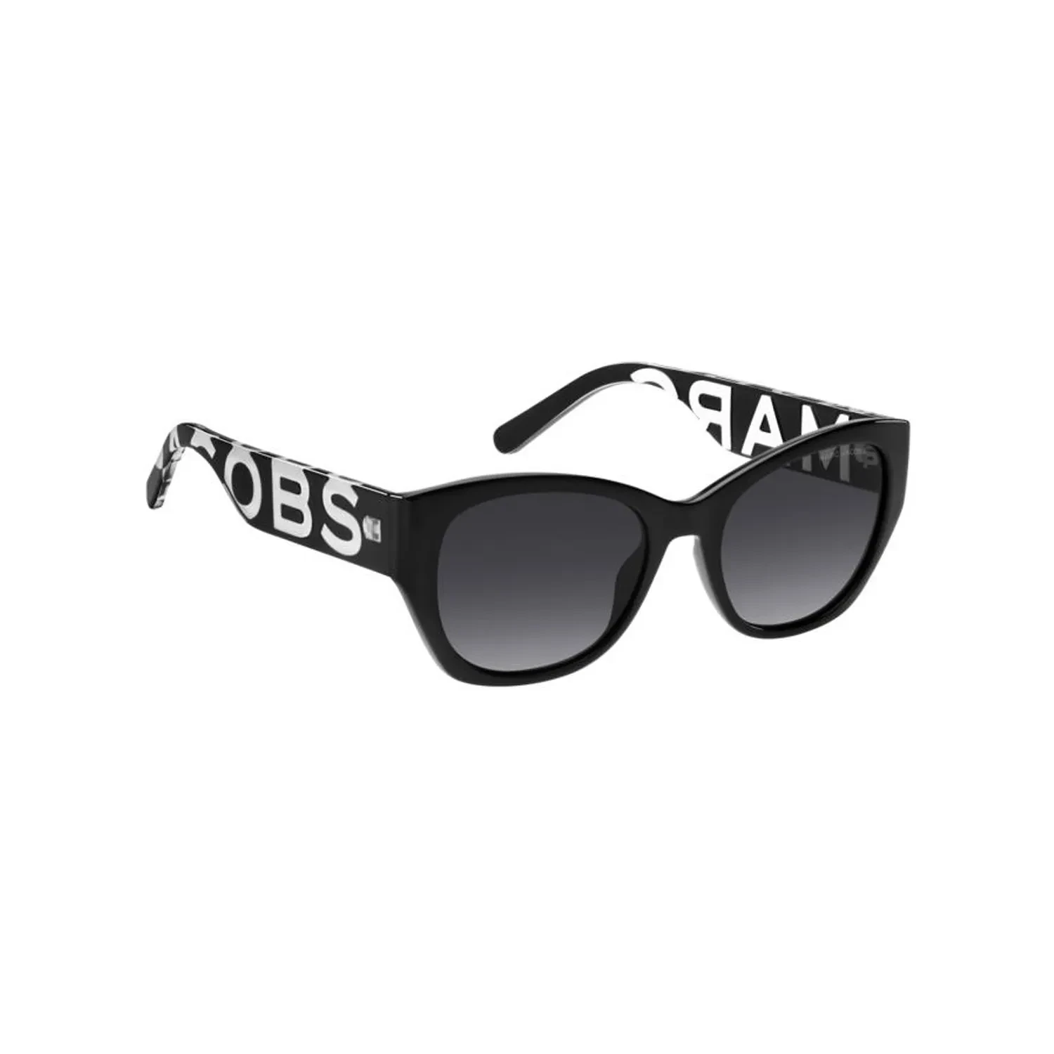 NWOT Marc Jacobs Two-Tone Oversized Cat Eye Sunglasses - Black & White Marc Jacobs Cat Eye Black Gradient Signature Sunglasses MARC  main image 3