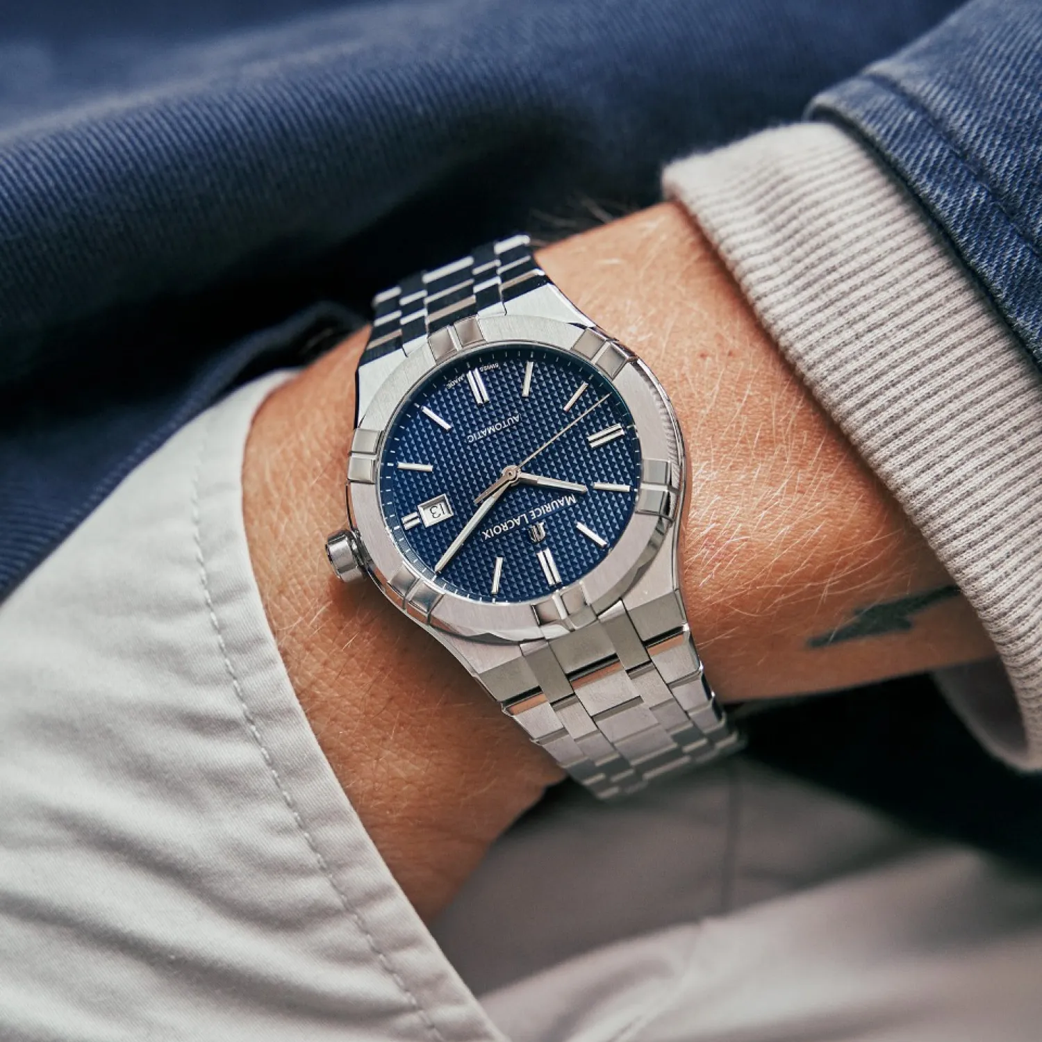 Demo Maurice Lacroix Aikon Automatic 39mm AI6007-SS002-430-1