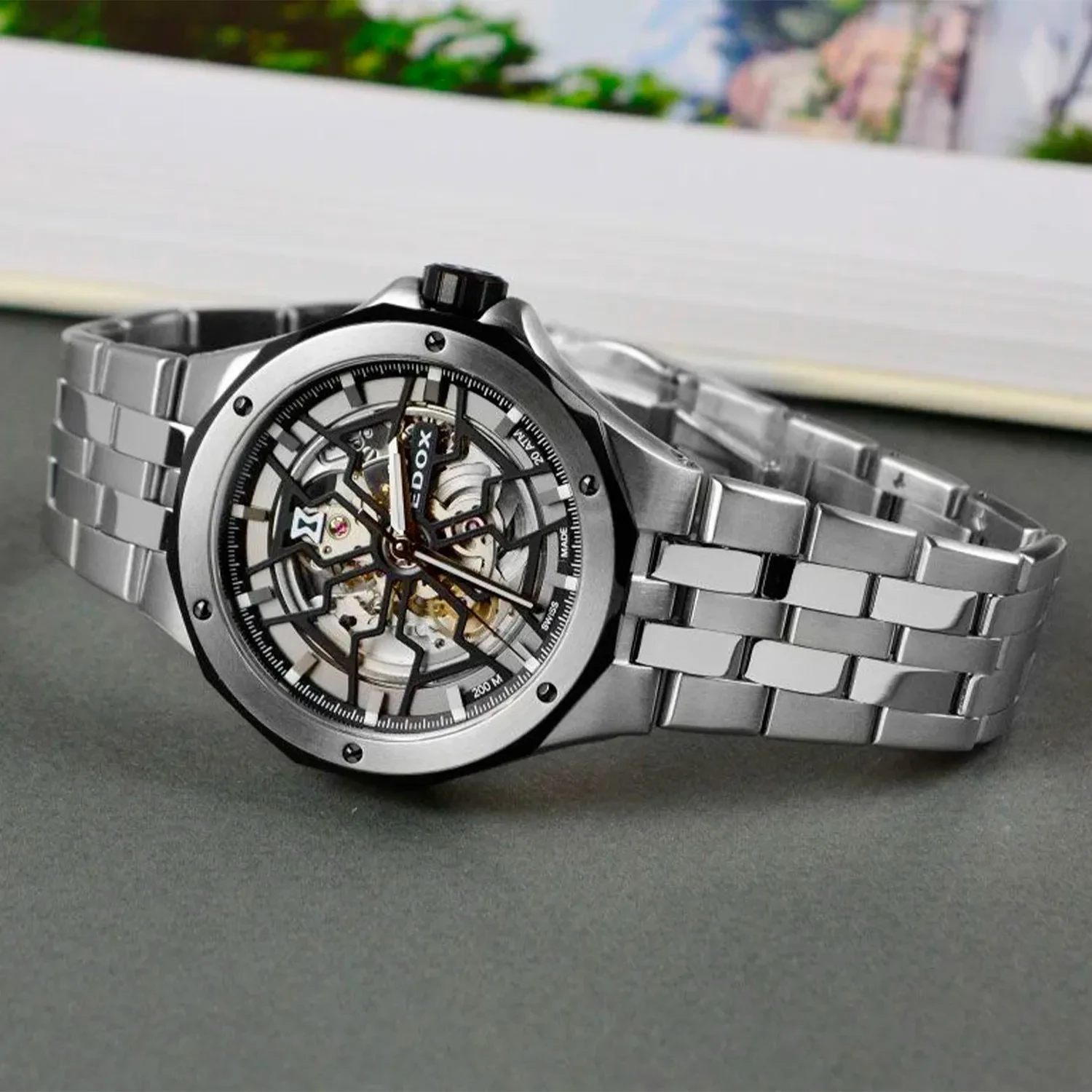 Edox Delfin The Original Mecano Automatic 85303-3NM-NBG - Di