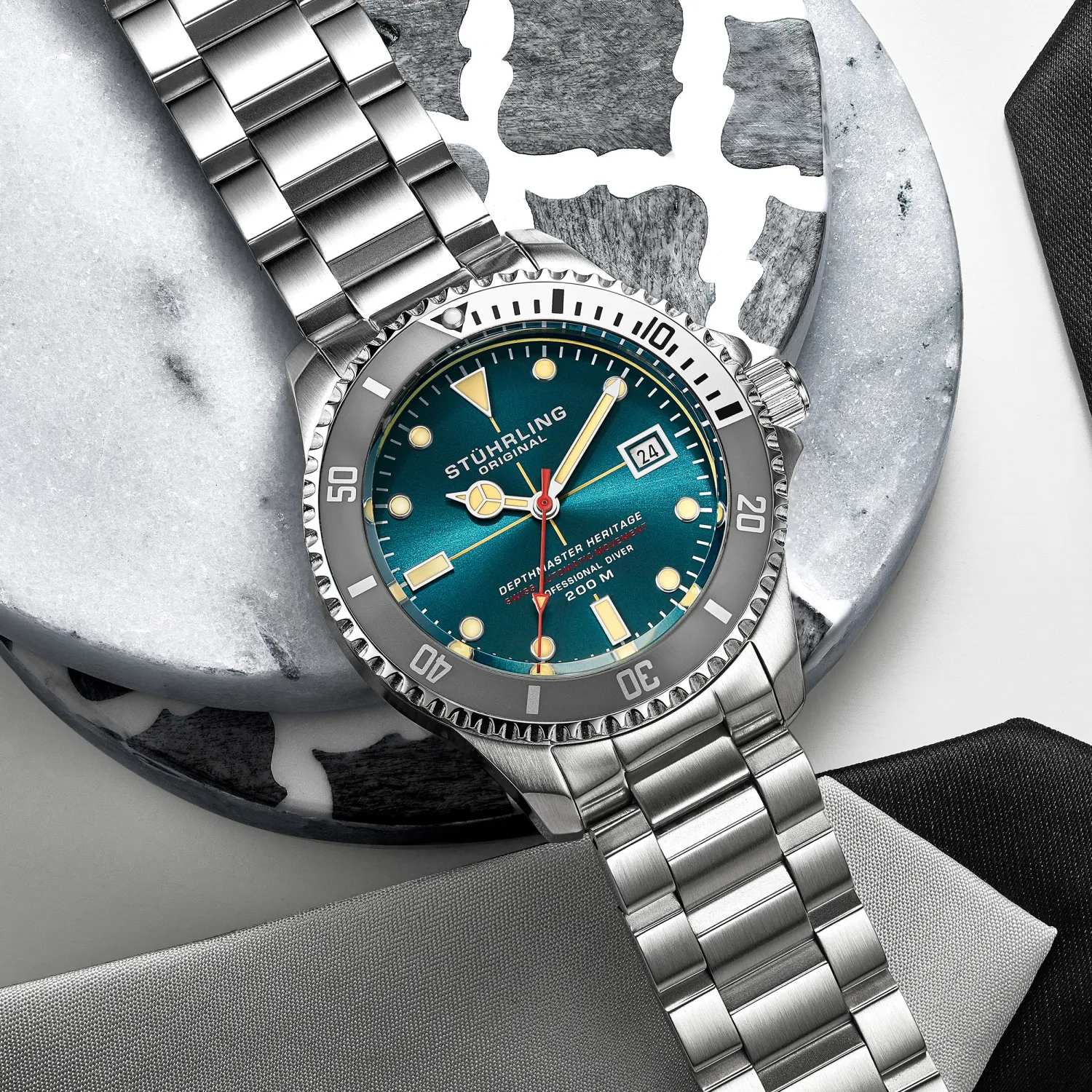 Stührling Swiss Movement Automatic Depthmaster Dit