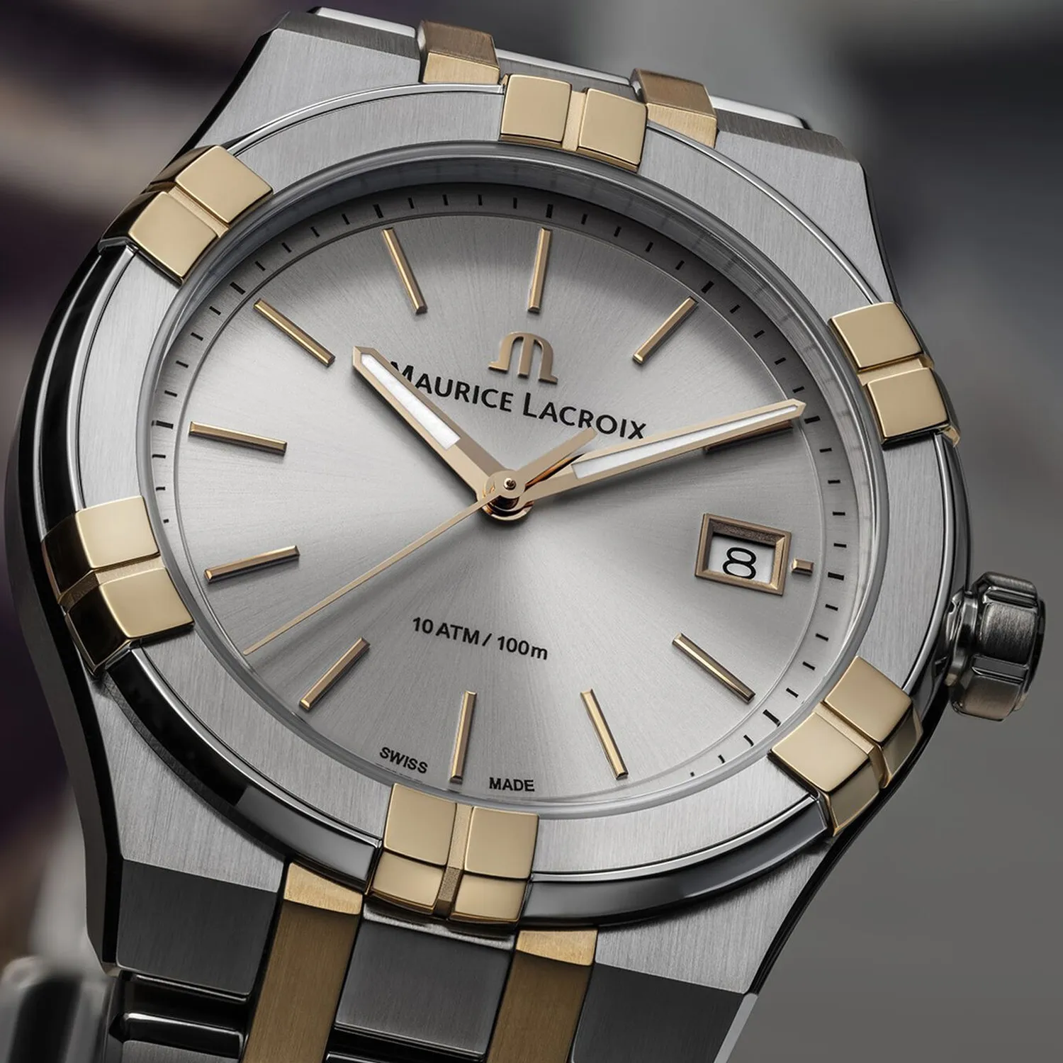 Maurice Lacroix Aikon Quartz Date 40mm AI1108-PVP02-130-1 -