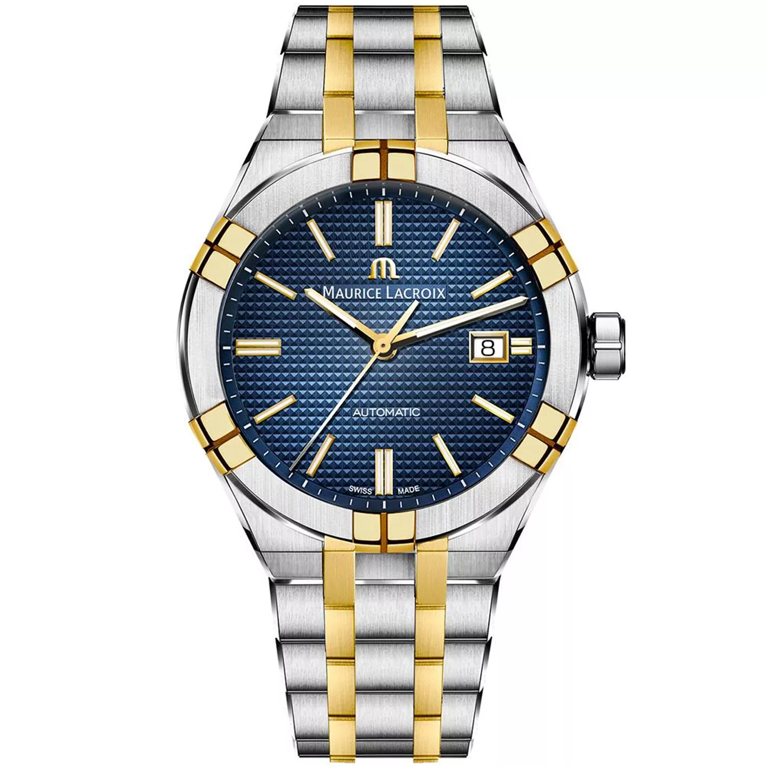 Maurice Lacroix Aikon Orologio Uomo AI1008-PVY11-432-1 - Quarzo, 42mm, PVD Oro