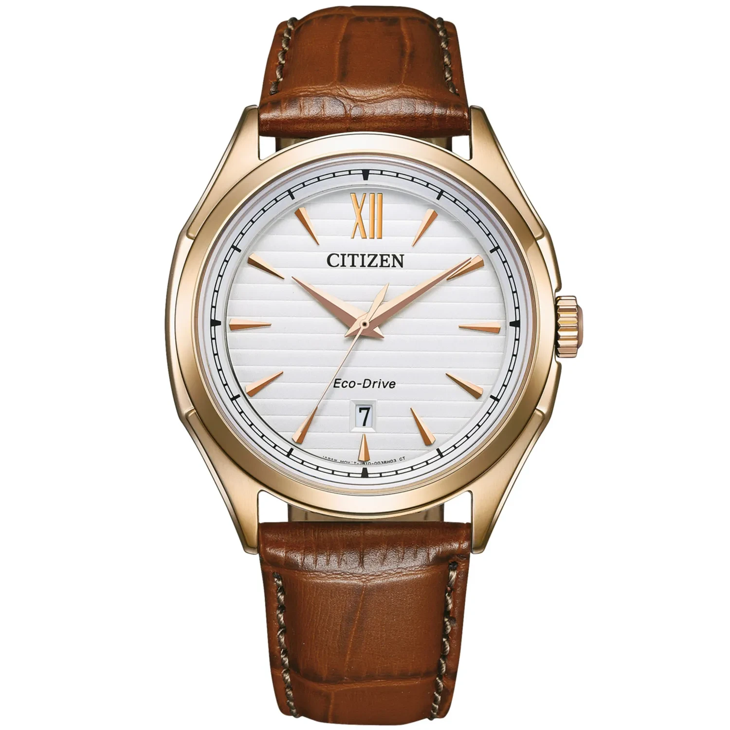 3ストーン 、white gold 0.3薄いbrown Citizen Classic Eco-Drive AW1753-10A - Ditur