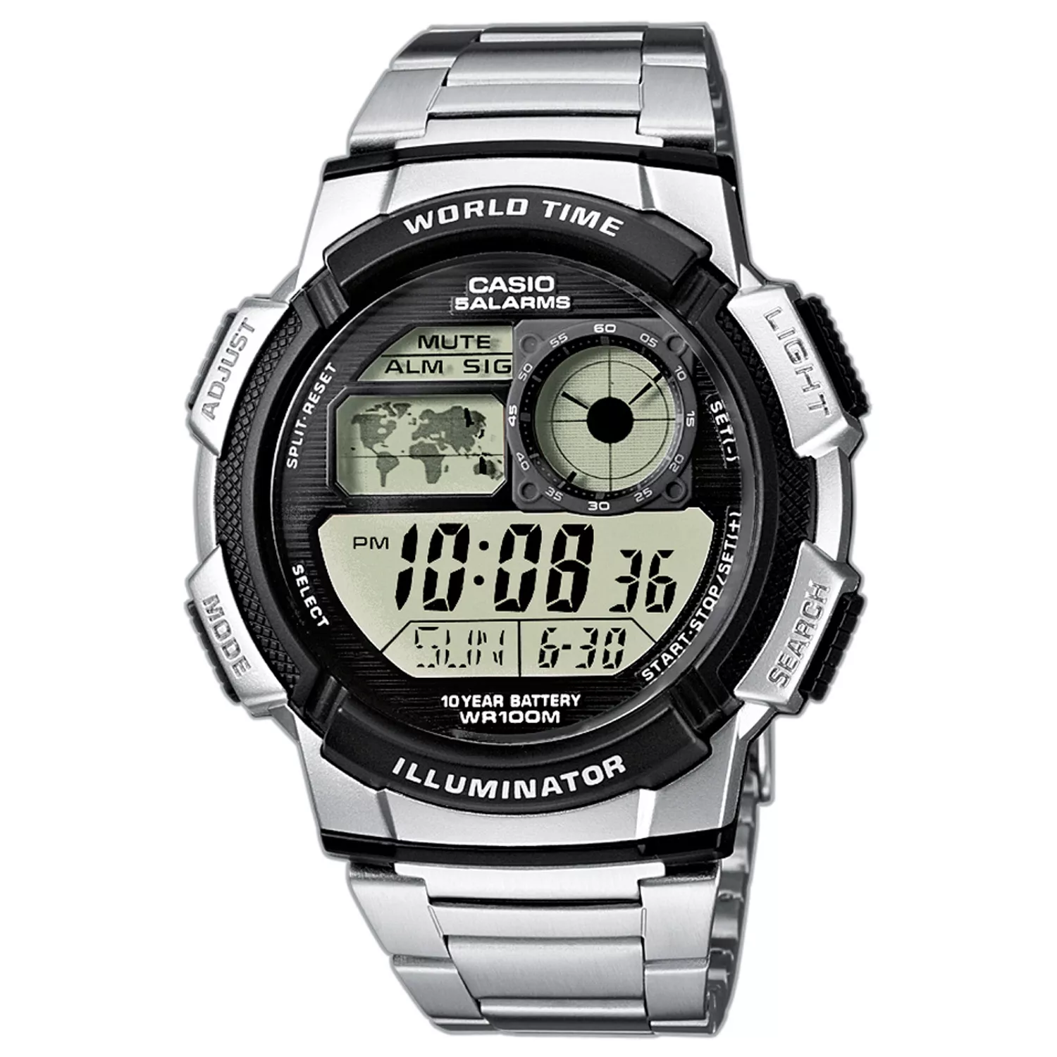 casio ae 1000w diameter