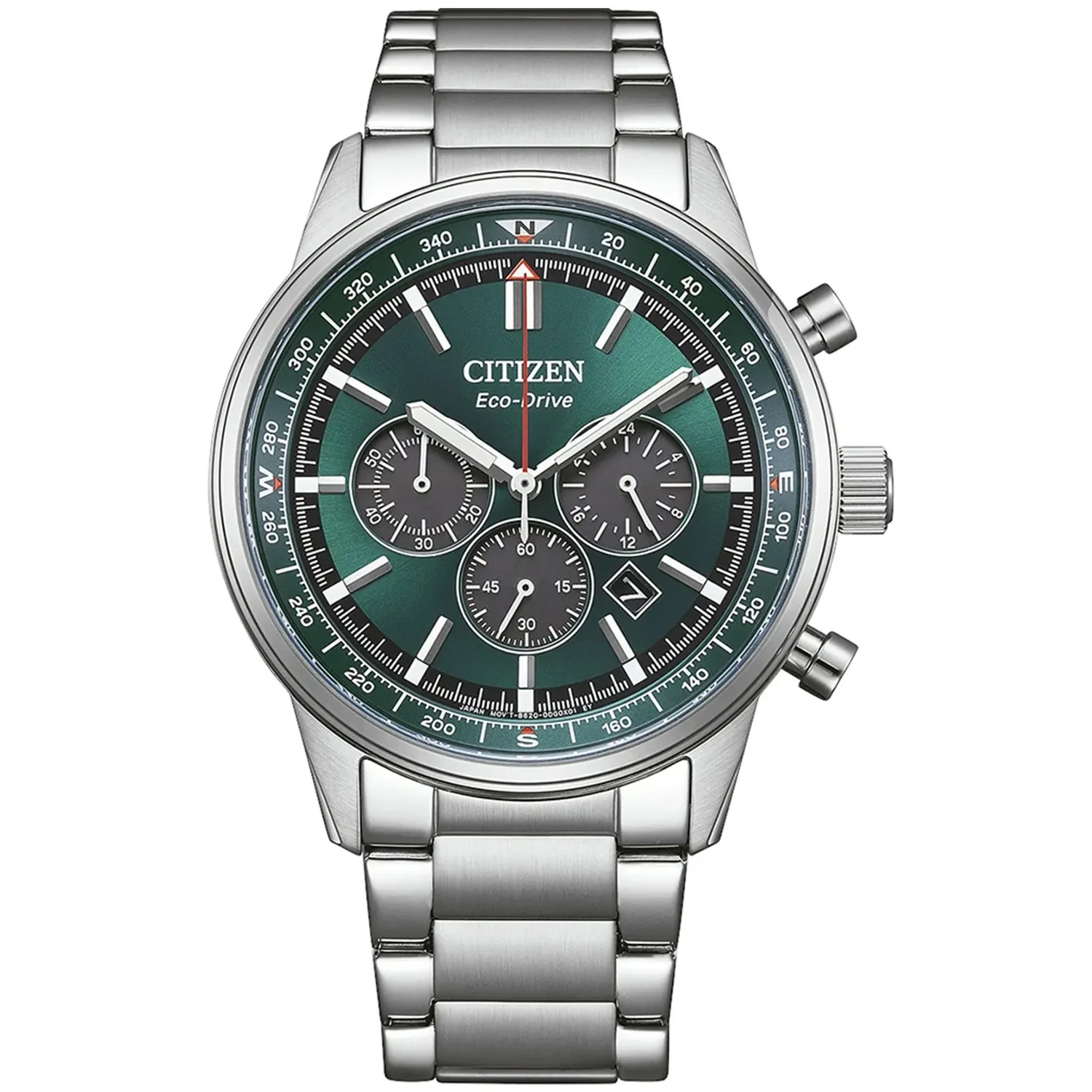 CITIZEN 掛時計 オリーブカラー ヴィンテージ ミッドセンチュリー Citizen Classic Chronograph CA4720-52X - Ditur