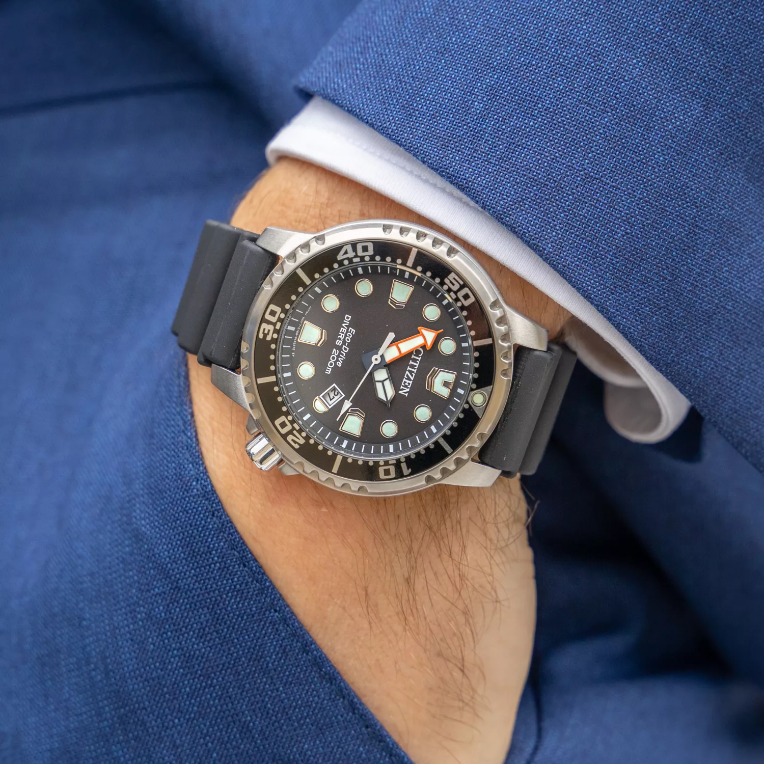 Citizen Orologio Uomo Eco-Drive BN0150-10EM - Solare, 44 Mm, Cassa Acciaio, Cinturino Acciaio, 200m