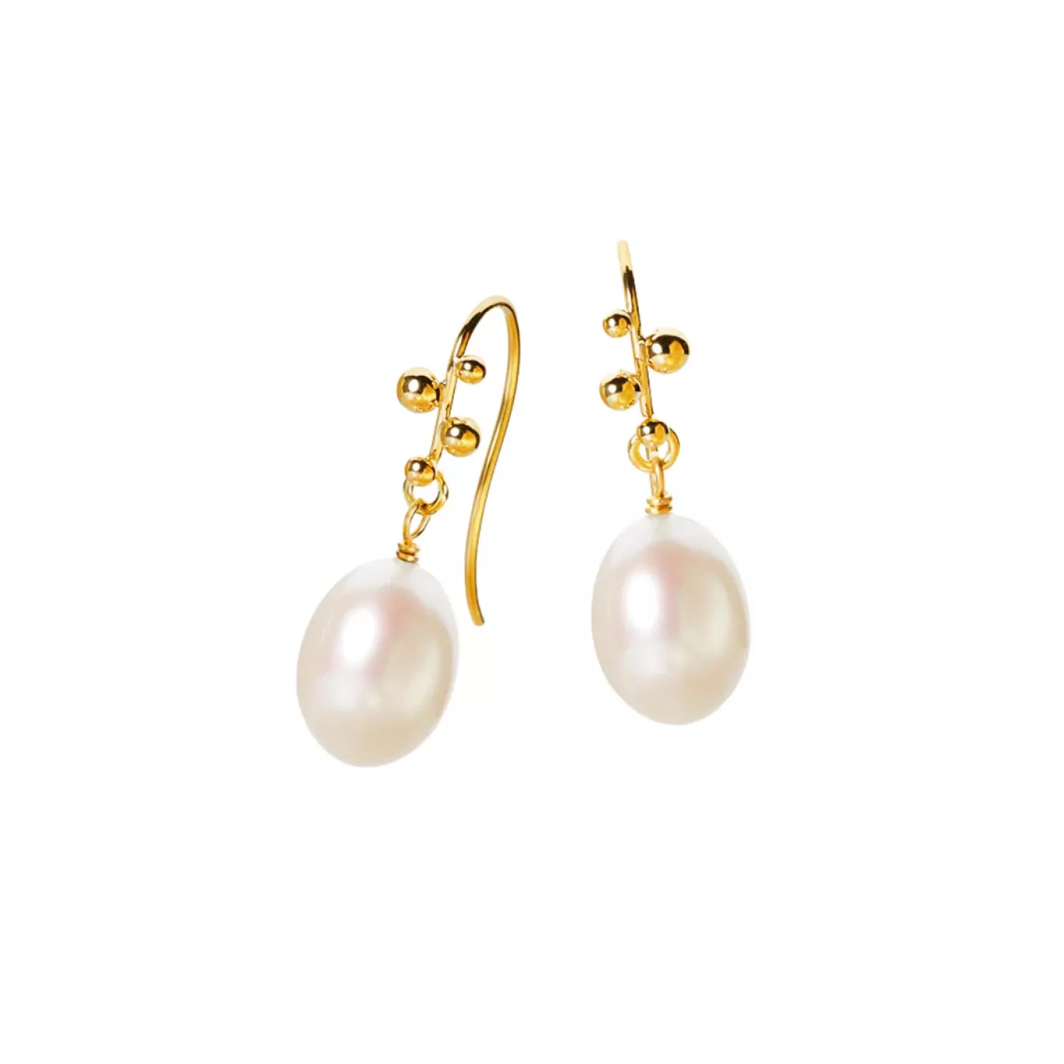 Dulong Delphis Pearl Earrings 18 Gold DEL1-A1107 Ditur