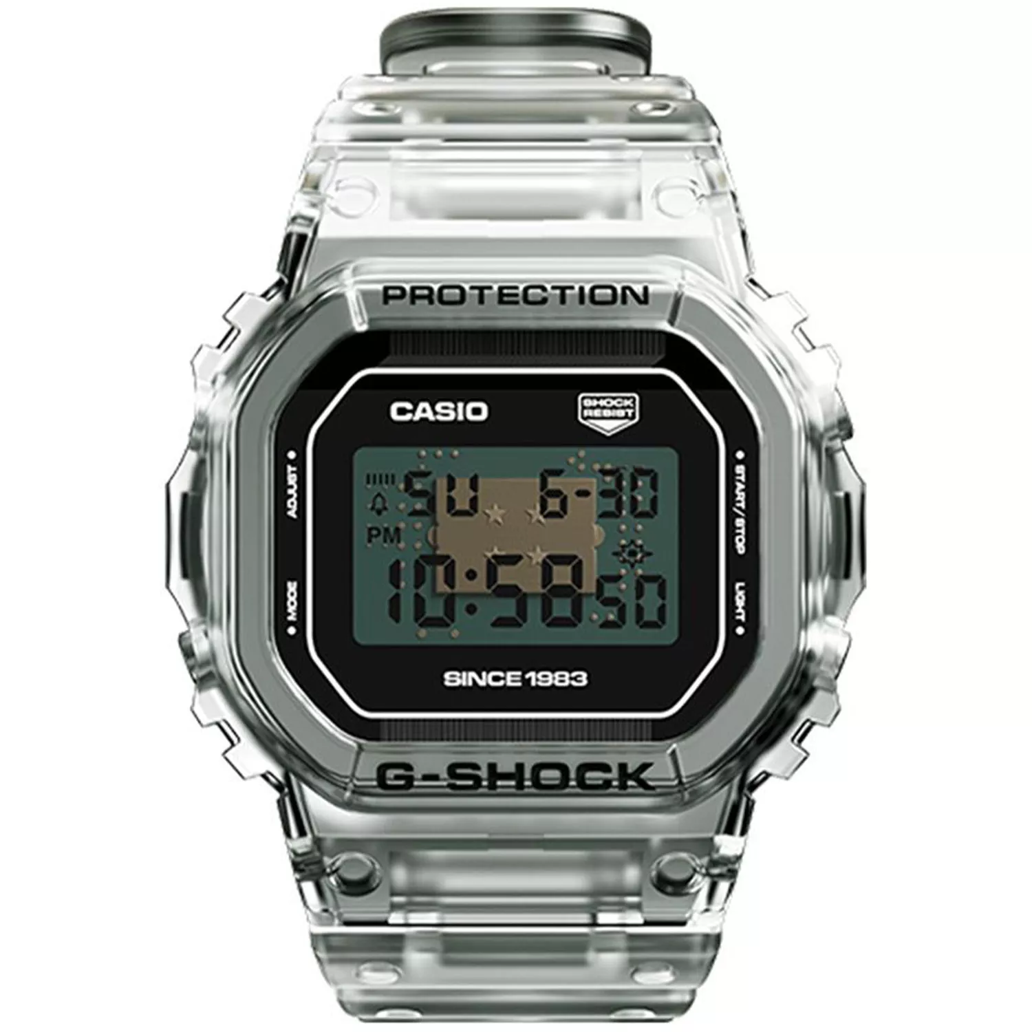 Casio G-Shock 40th Anniversary Clear Remix DW-5040RX-7ER - D