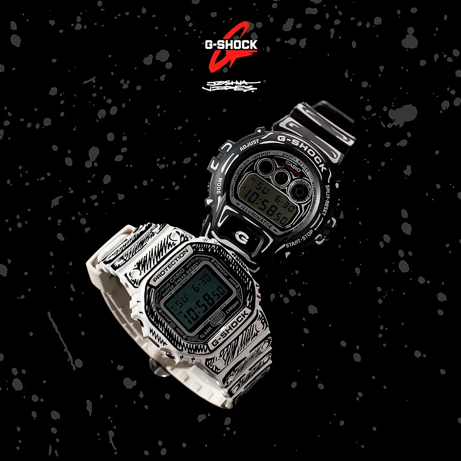 Casio G-Shock Joshua Vides Collaboration DW-6900JV-1ER - Dit