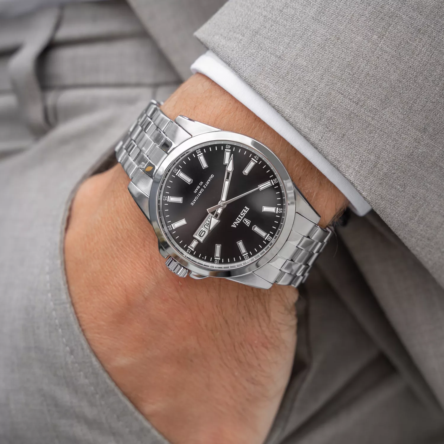 腕時計 フェスティナ フェスティーナ F20357/4 Festina Analogue Quartz F20357/4, Zilverkleurig, U