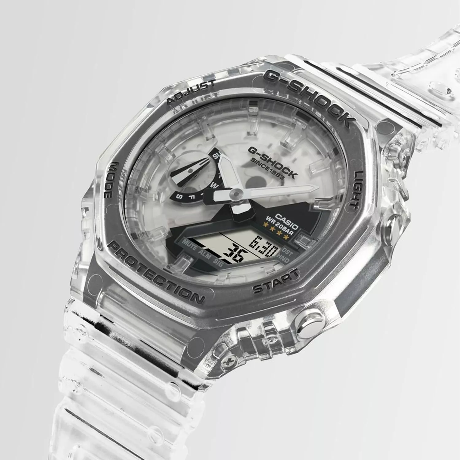 Casio 40th Anniversary Clear Remix GA-2140RX-7AER - Ditur