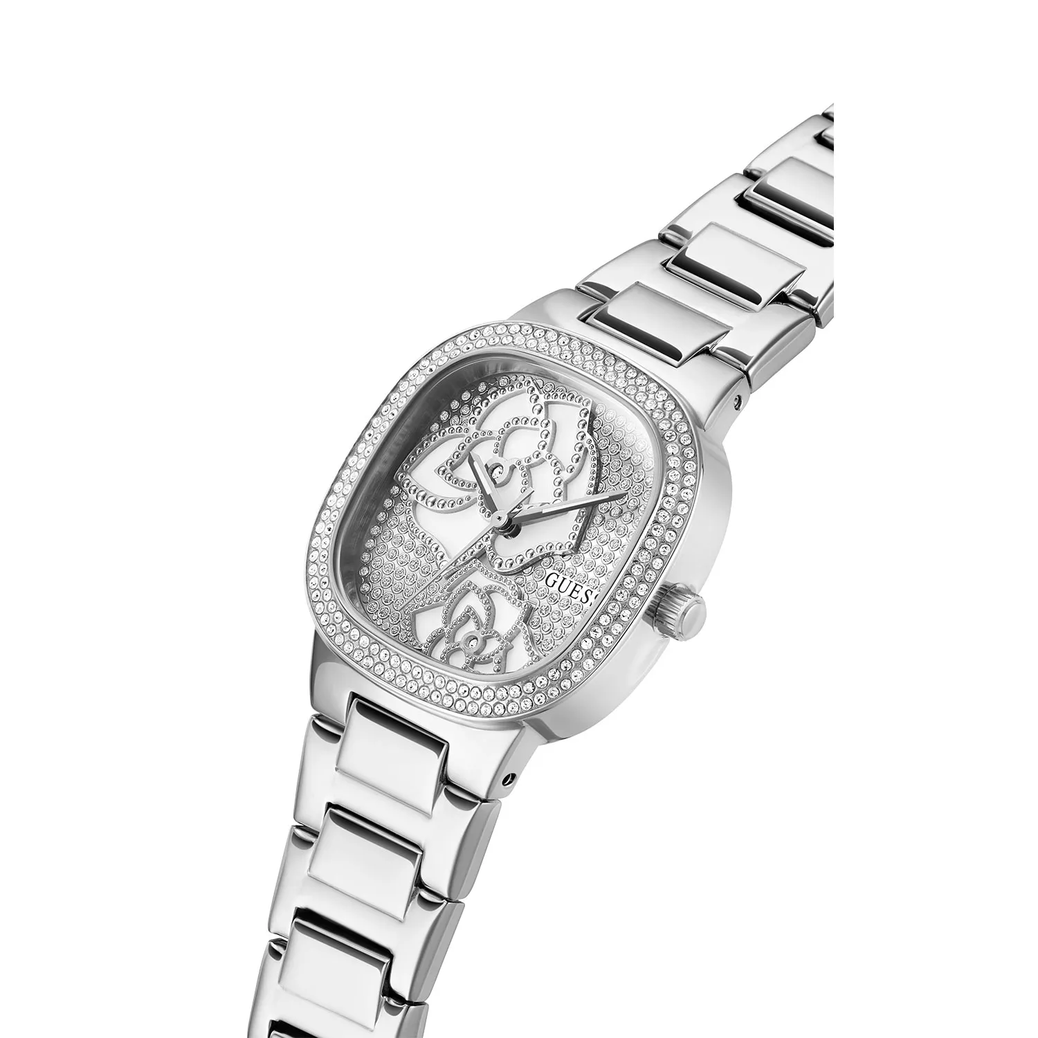 GUESS レディース 腕時計 シルバー バングルウォッチ Guess Night Life GW0544L1 - Ditur