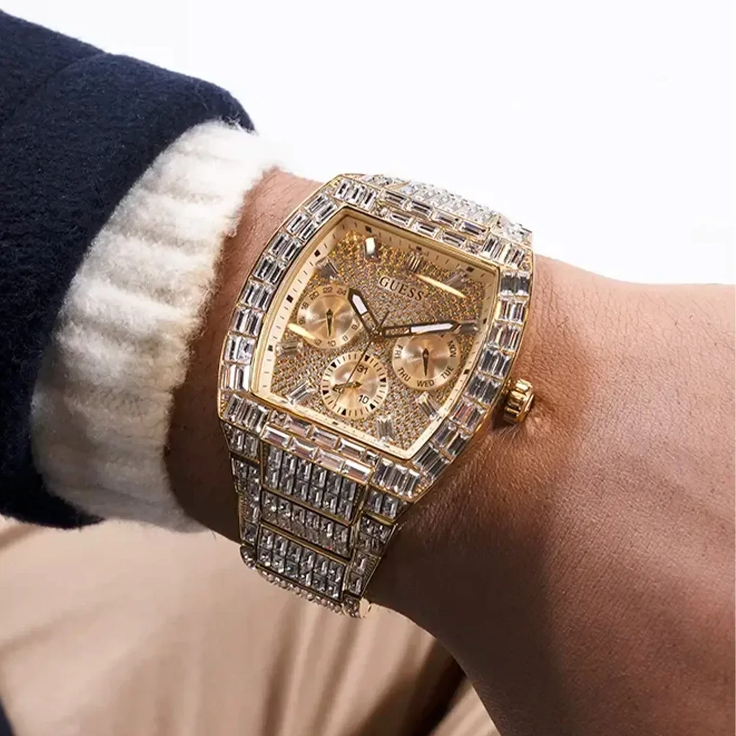 Montre Guess Collection Diamant Bijouterie Montre Or Diamant Femme