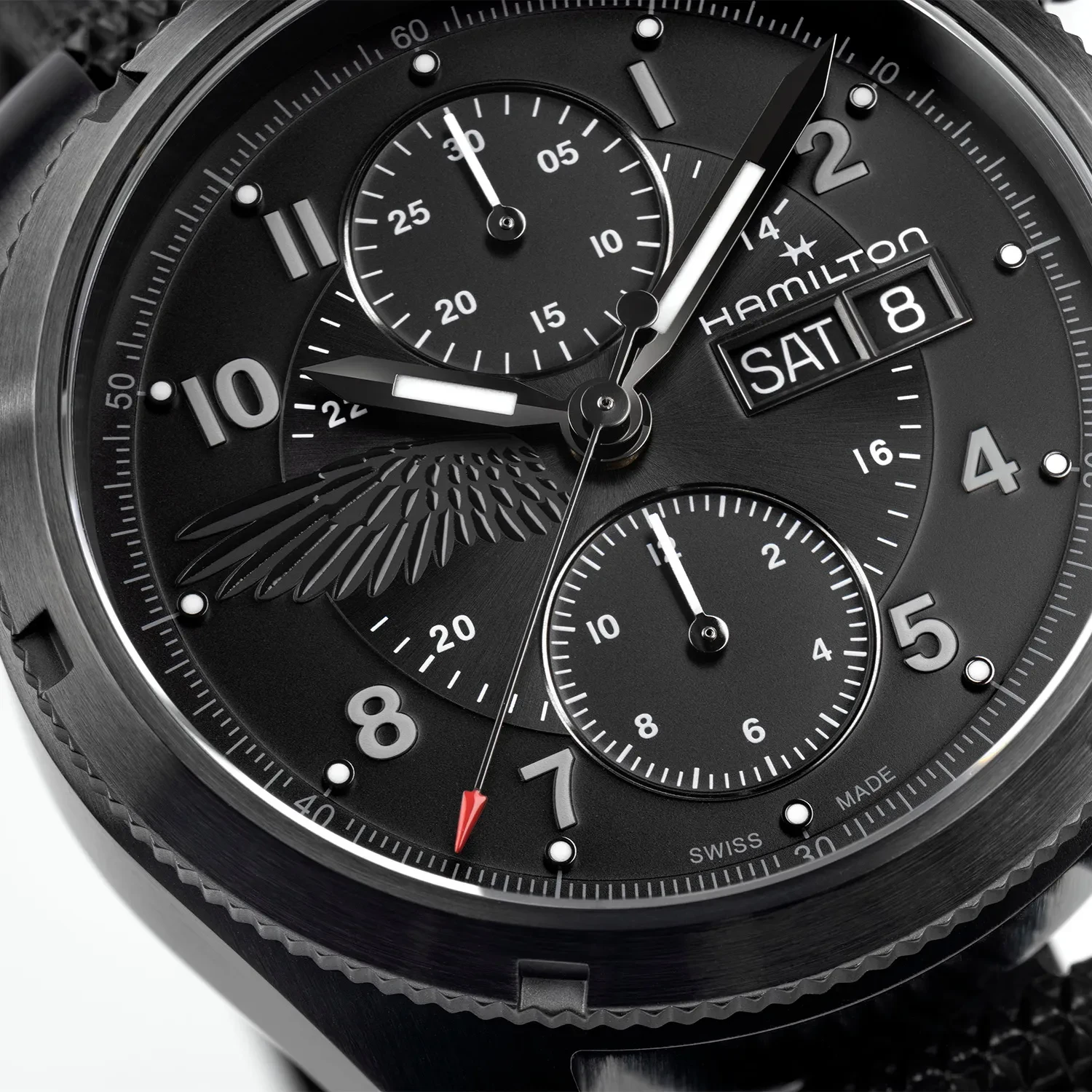 Hamilton Khaki Field Auto Chrono Resident Evil H71636330 - D Hamilton Khaki Field Auto Chrono Resident Evil H71636330 - D