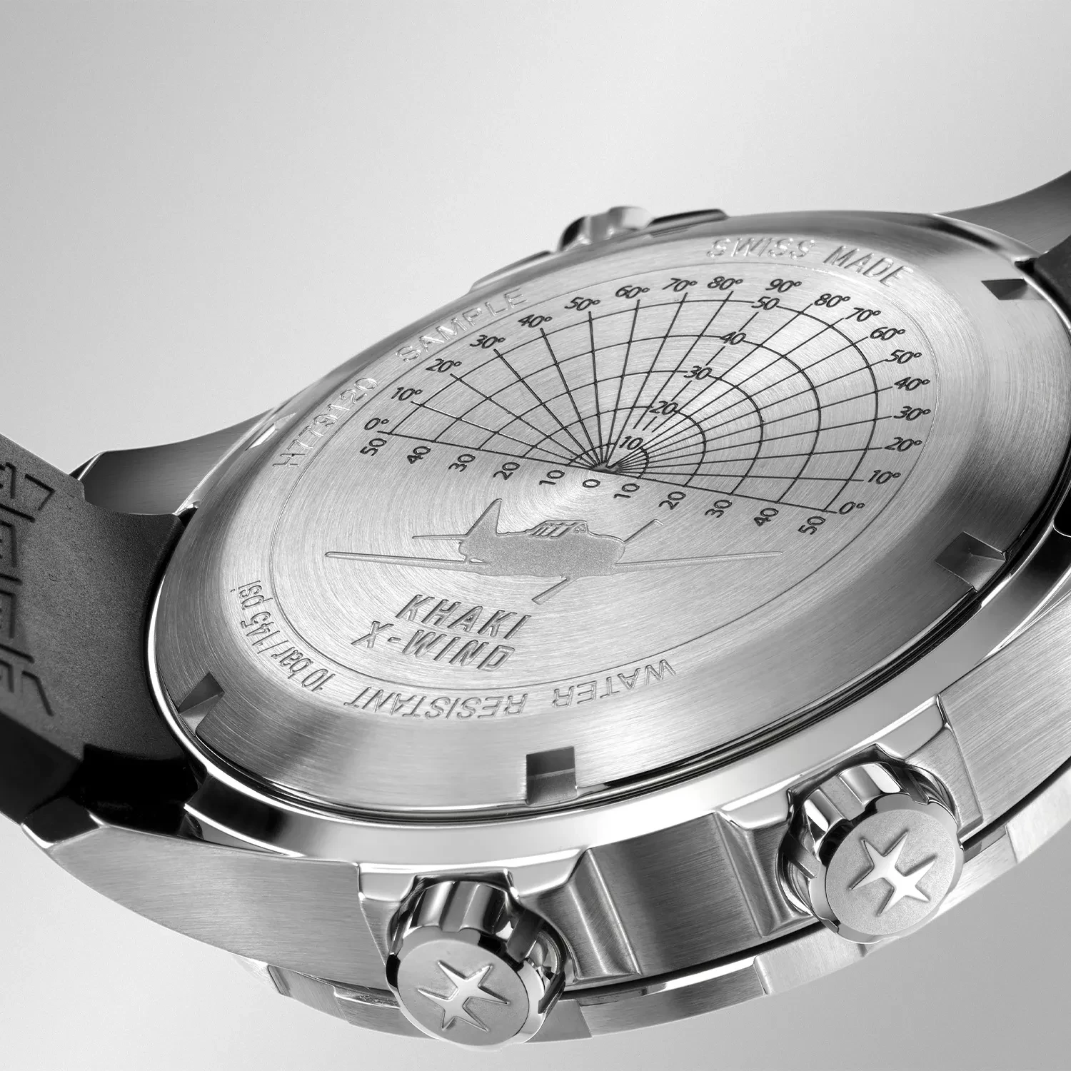 Hamilton Khaki Aviation X-Wind GMT Chrono Quartz H77912335 -