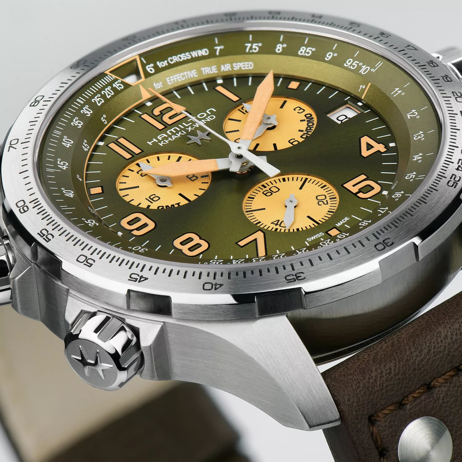 Hamilton Khaki Aviation X-Wind GMT Chrono Quartz H77932560 -