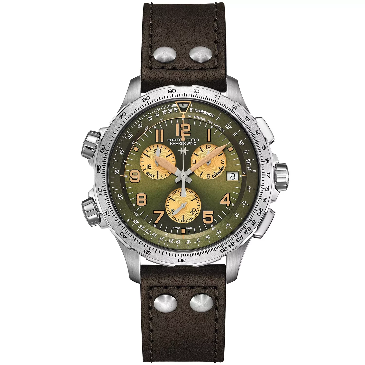 Hamilton Khaki Aviation X-Wind GMT Chrono Quartz H77932560 -