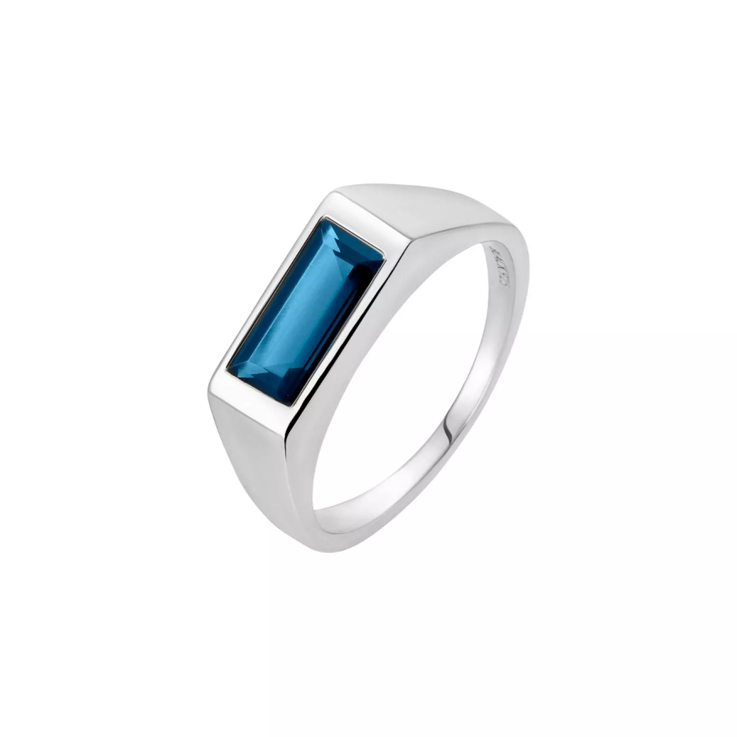 Maria Black Harald Ring Silver 500430AG-BLUE - Ditur