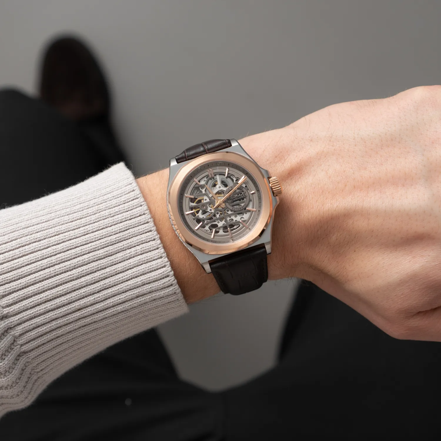 (インガソール) Ingersoll Orville 男性用 アナログ表示 自動巻き ?表 同 天然皮革 ?子 I09307 [並行輸入品] Ingersoll The Orville Automatic I09303