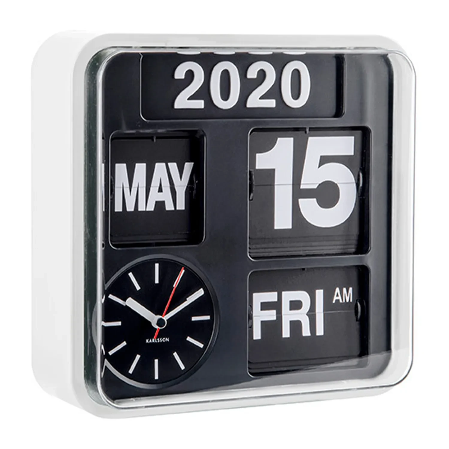 Karlsson Mini Flip Wall clock KA5364WH - Ditur