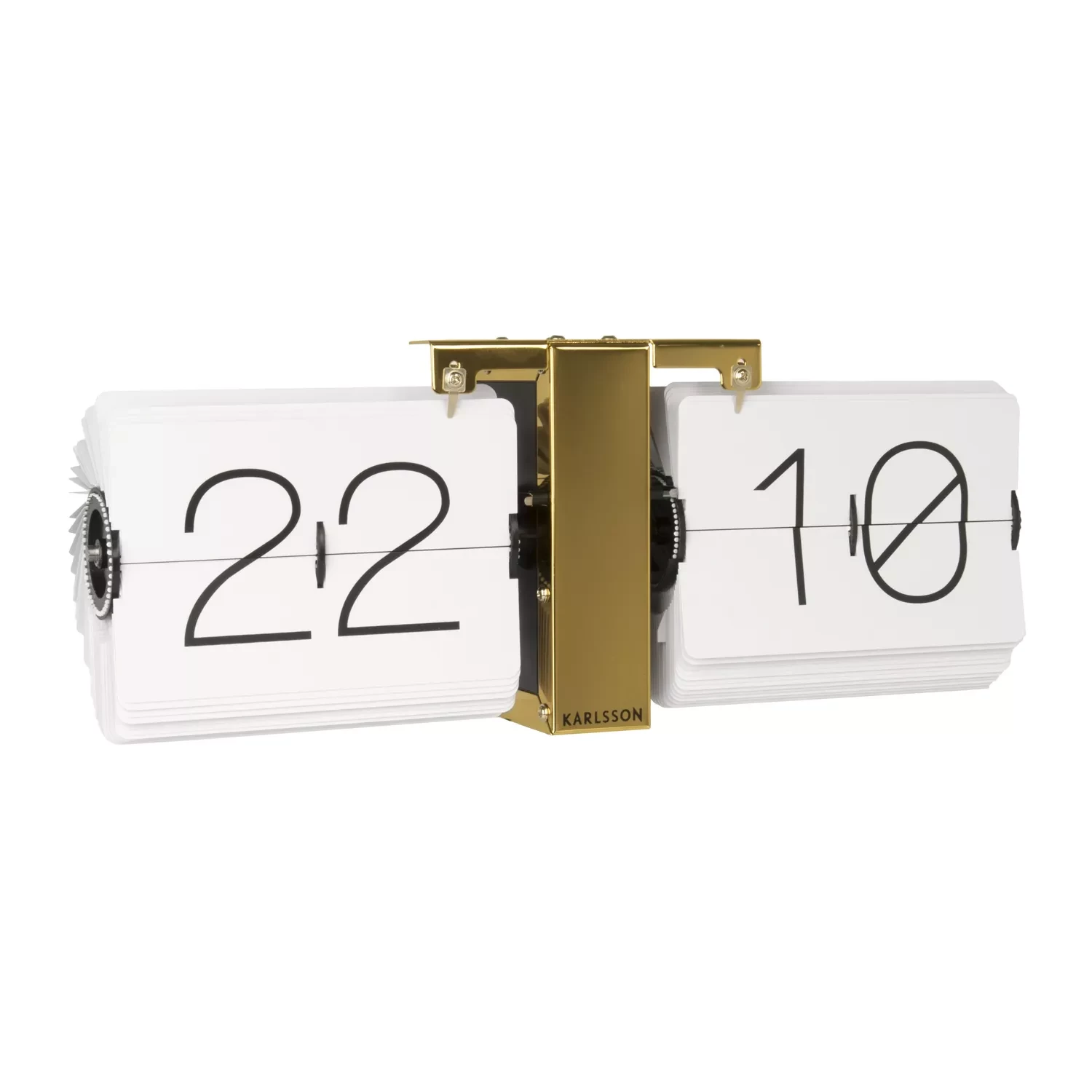 Karlsson Flip Clock No Case Wall clock KA5601WH - Ditur