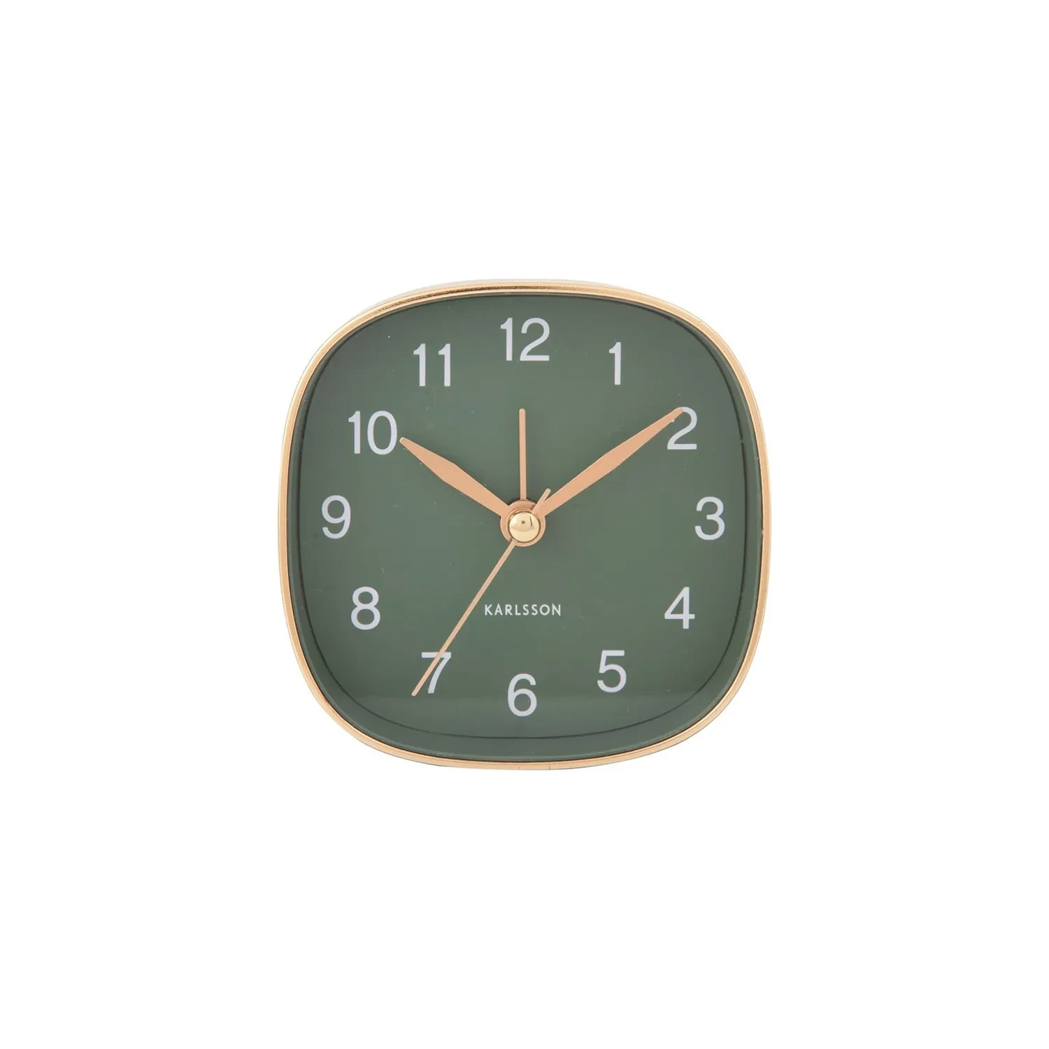karer 置時計 Karlsson Travel Square Alarm clock KA5957GR - Ditur