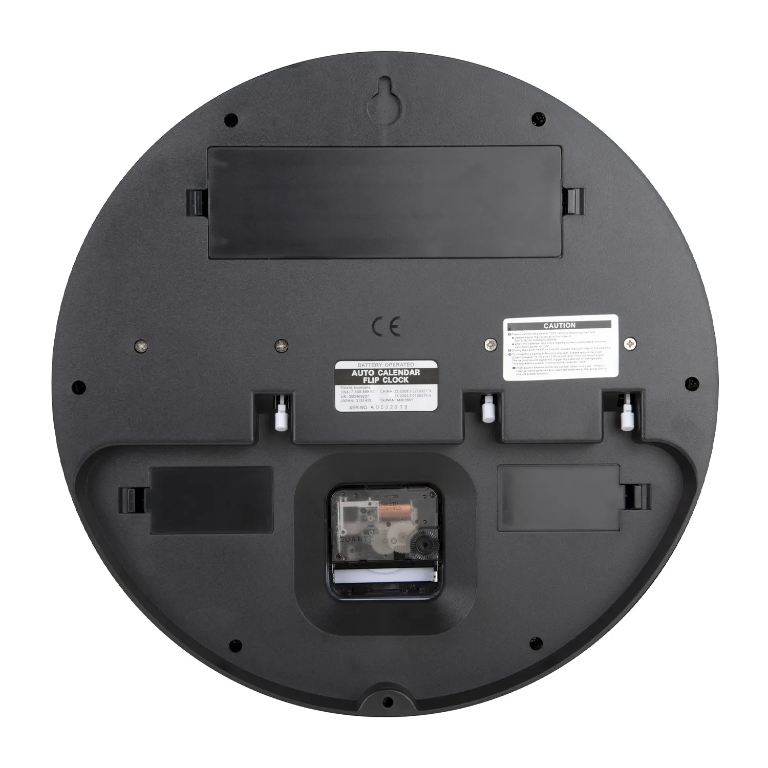 Karlsson Round Flip Wall clock KA6030GR - Ditur