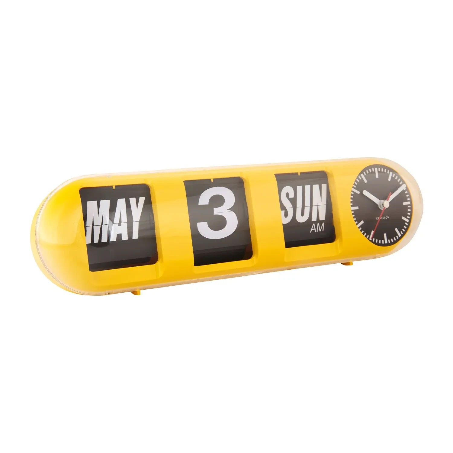 Karlsson Tube Flip Wall clock KA6032YE - Ditur