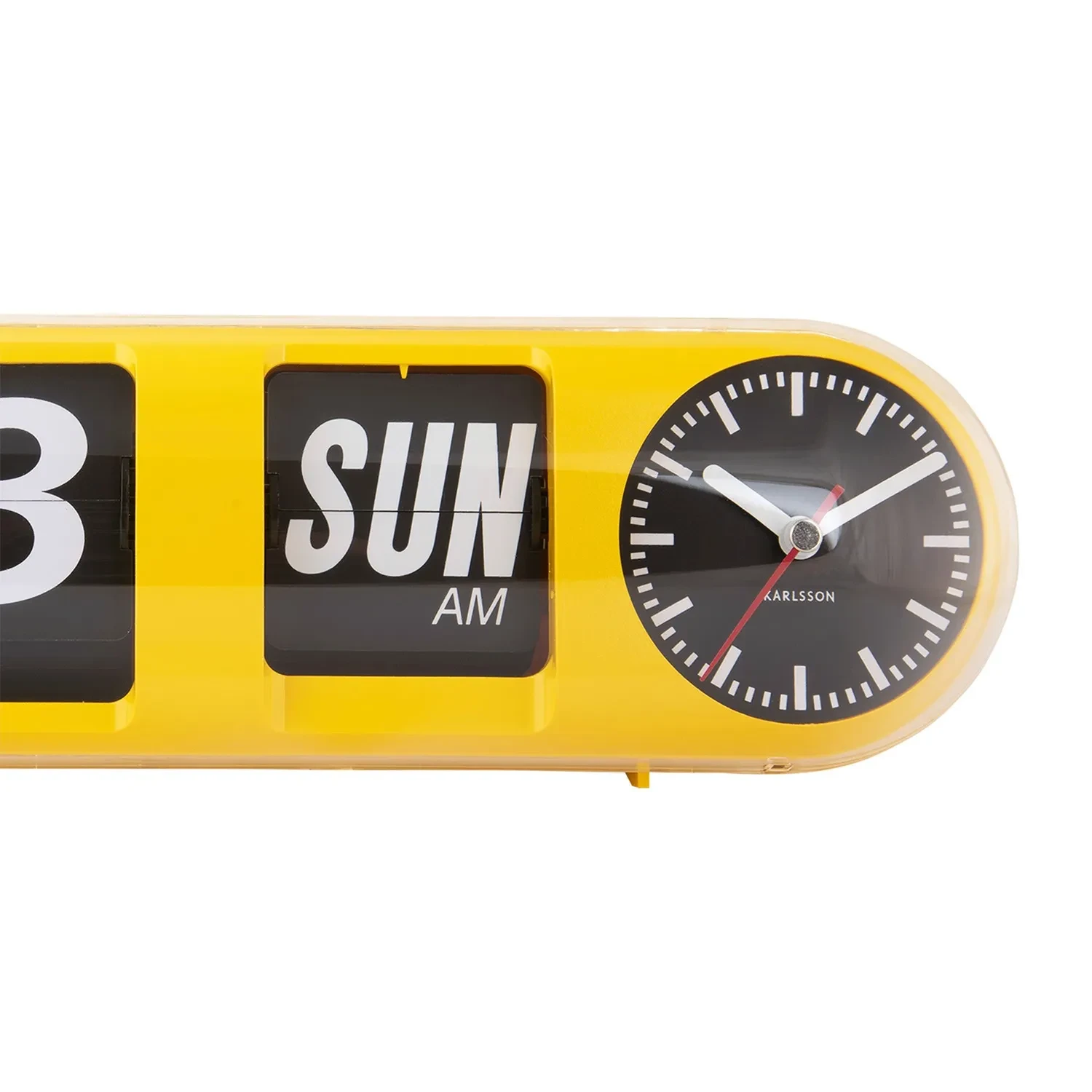 Karlsson Tube Flip Wall clock KA6032YE - Ditur