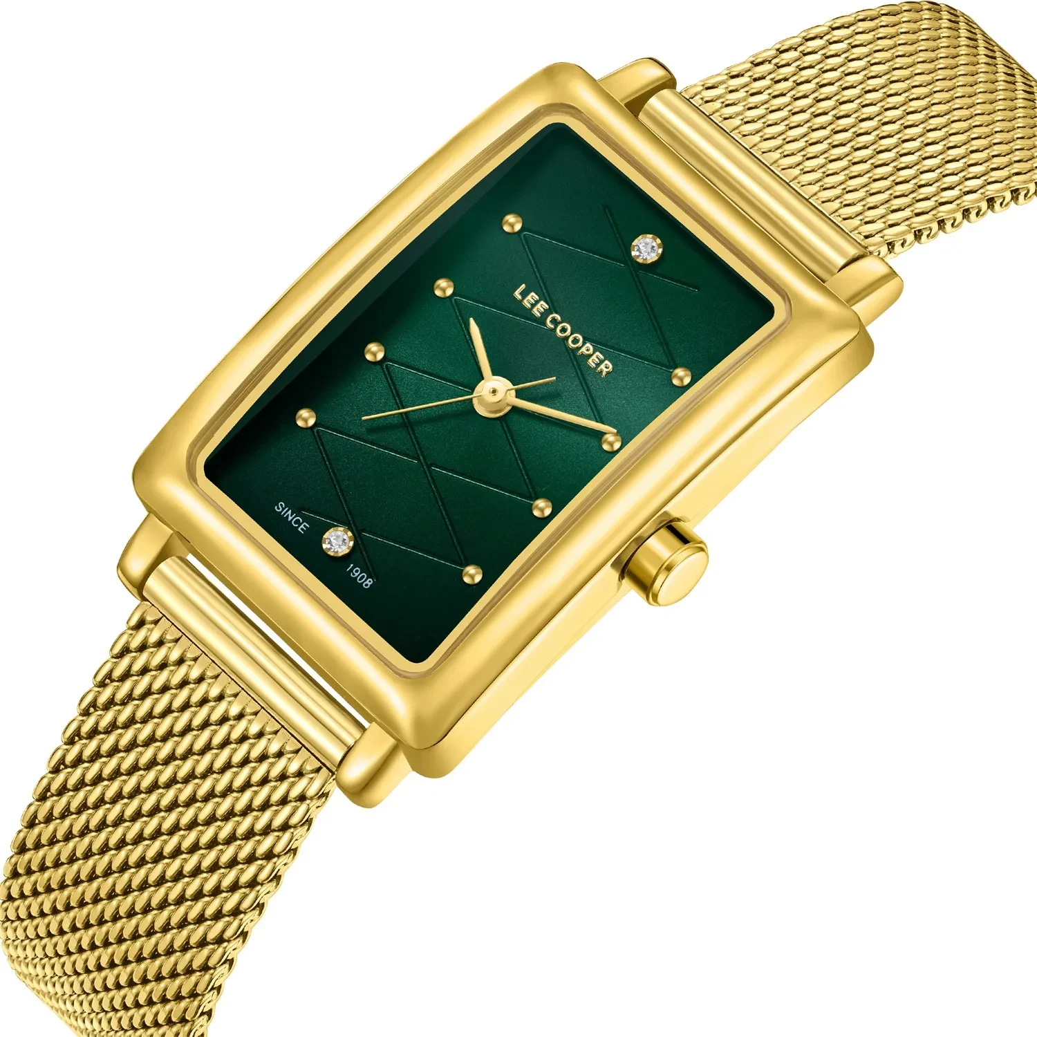 Lee Cooper Rectangular Green LC08076.170 - Ditur