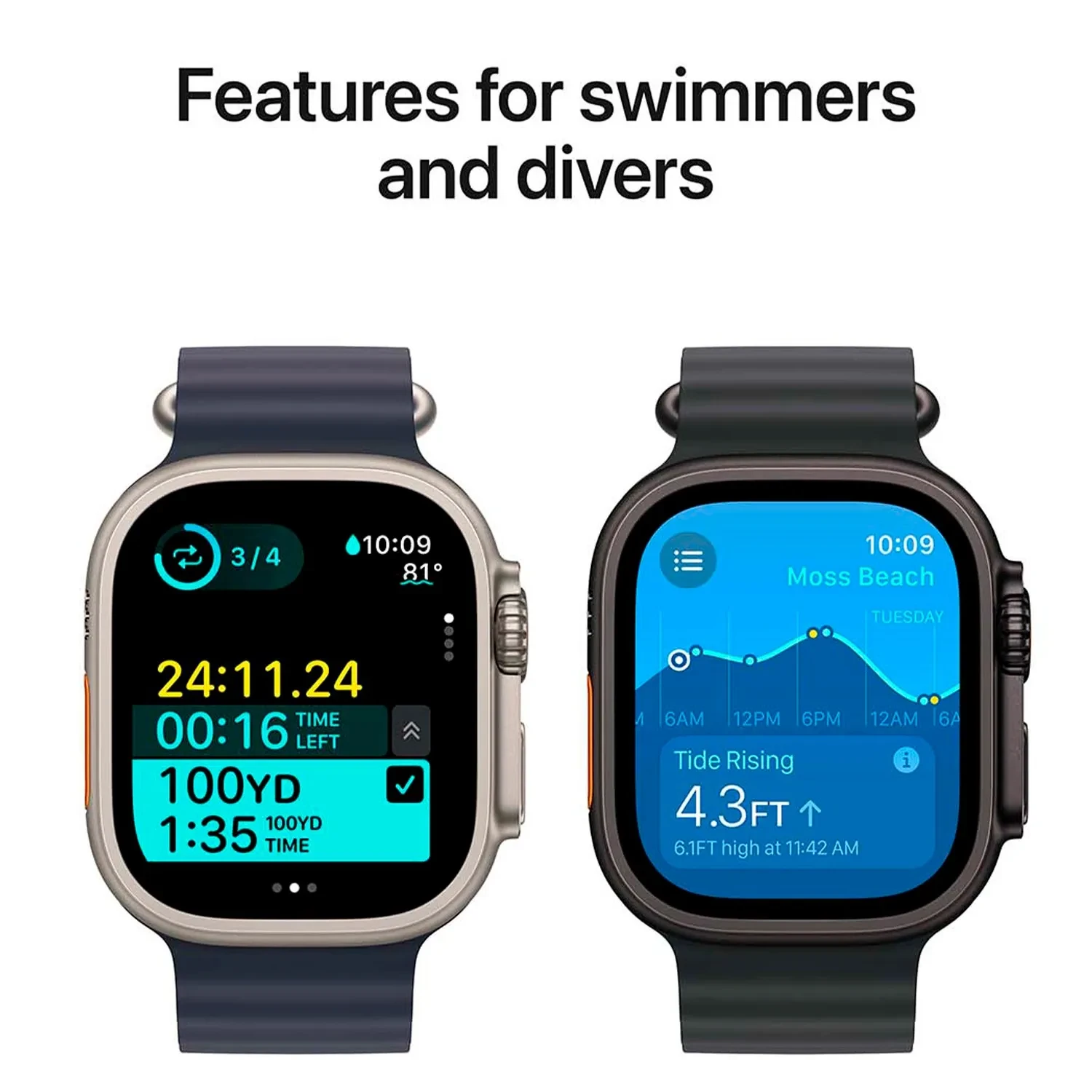 Apple Watch Ultra 2 GPS + Cellular 49mm Black Titanium Ocean