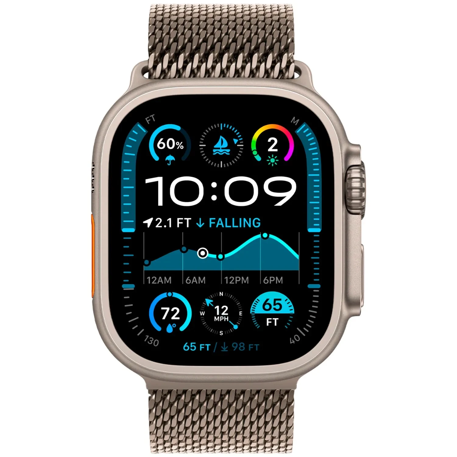 Apple Watch Ultra 2 GPS + Cellular 49mm Natural Titanium Mil