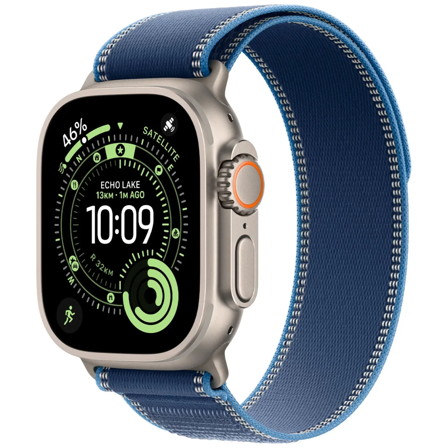 Apple Watch Ultra 3 GPS + Cellular 49mm Natural Titanium Blu
