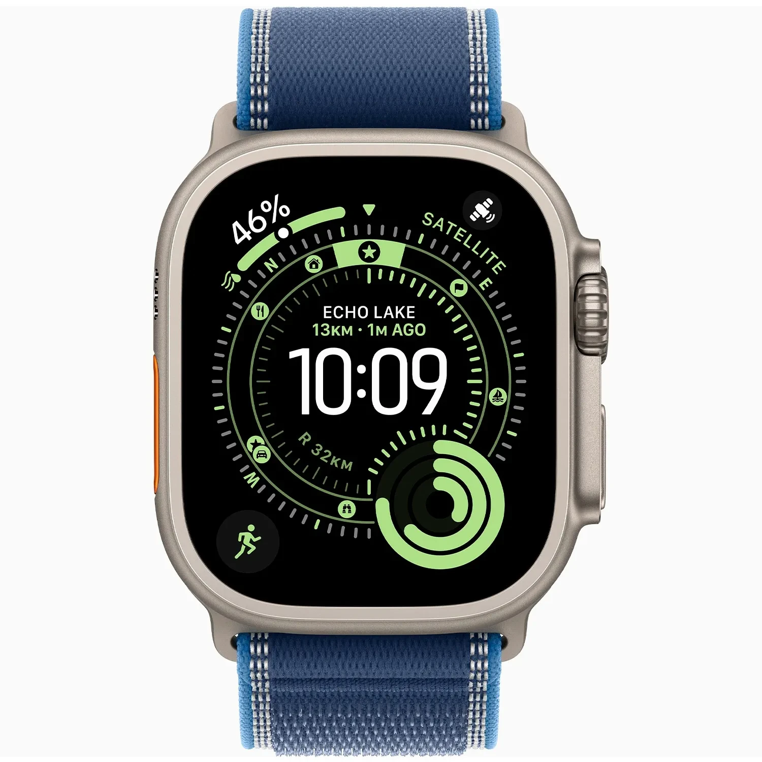 Apple Watch Ultra 3 GPS + Cellular 49mm Natural Titanium Blu