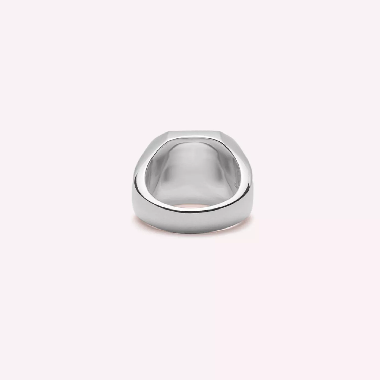 IX Studios Octagon Signet Ring Silver DMN0290RH - Ditur