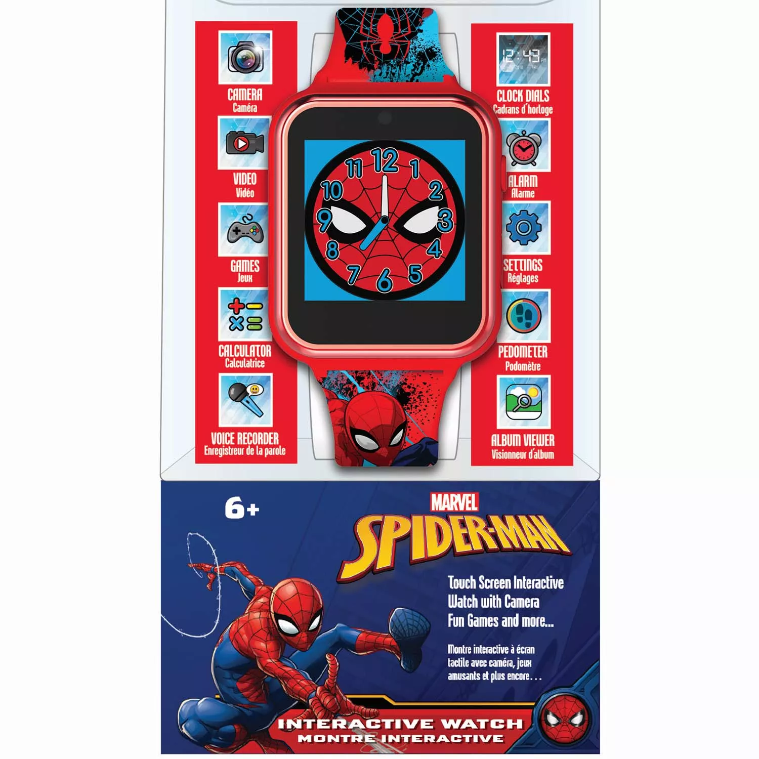 Accutime Spiderman Smartwatch P000578 Ditur