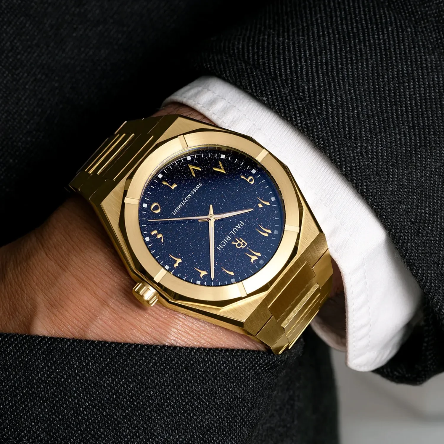 Paul Rich Star Dust II Gold Arabic PR20215 - Ditur