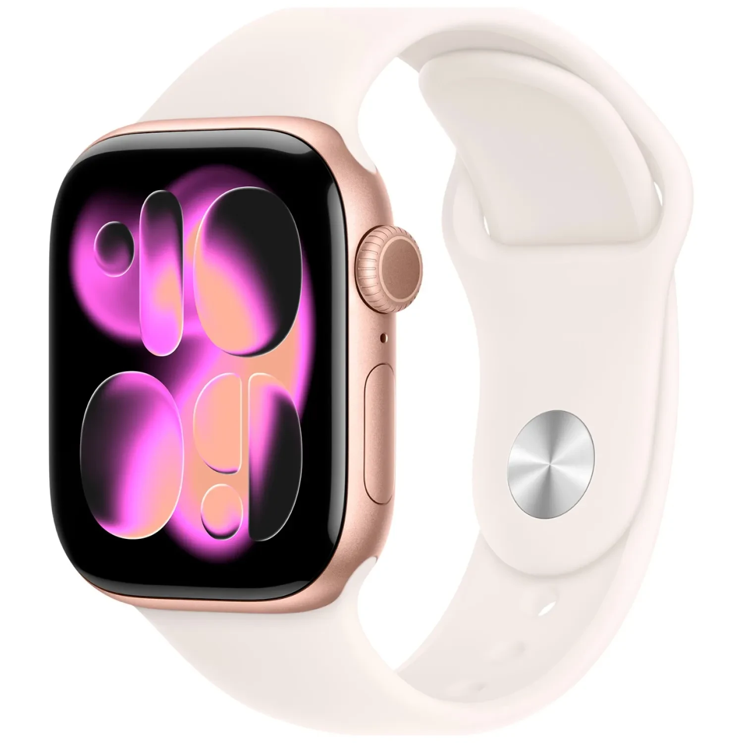 Apple Watch Series 11 GPS 42mm Rose Gold Aluminium Light Blu