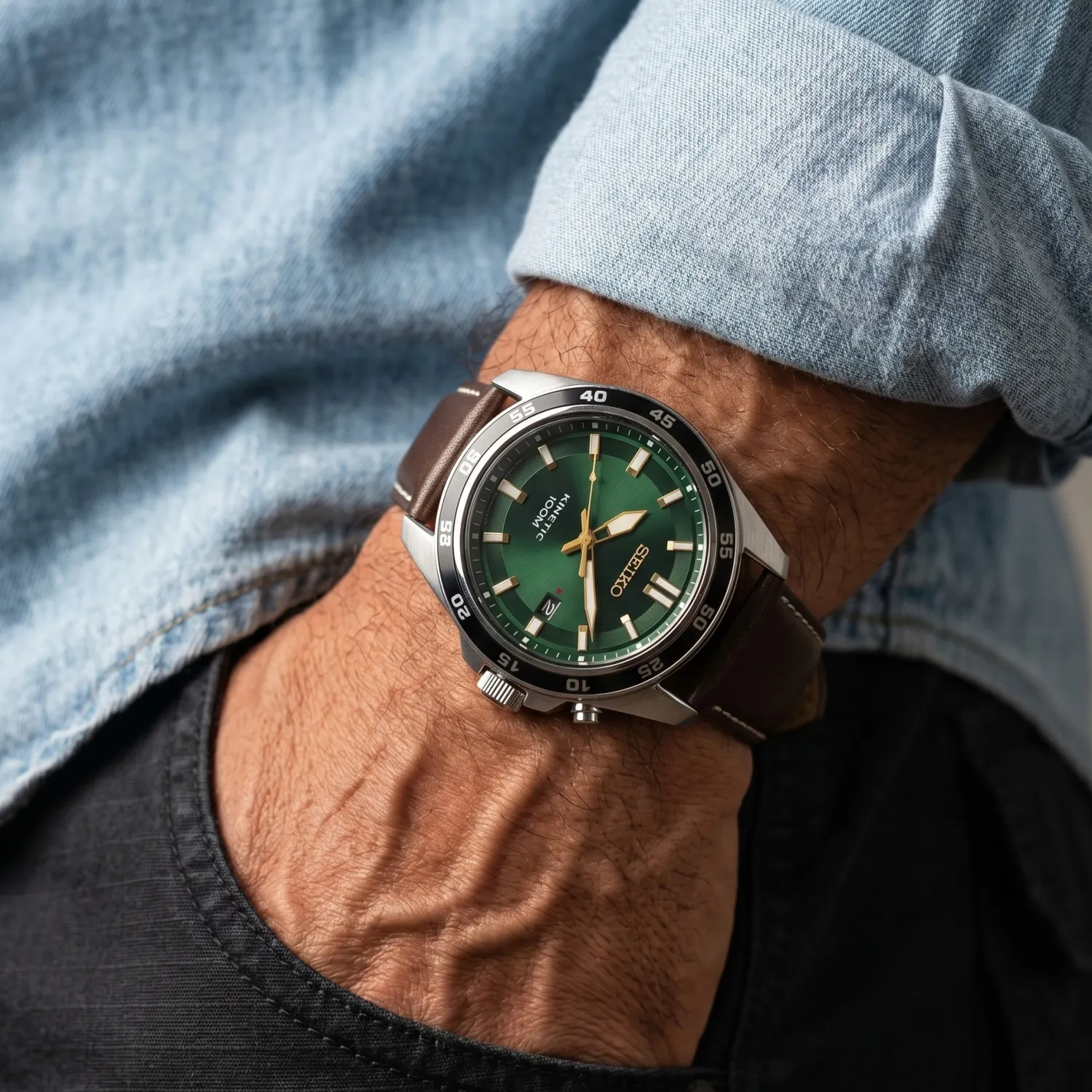Seiko Mens Kinetic SKA791P1 - Ditur