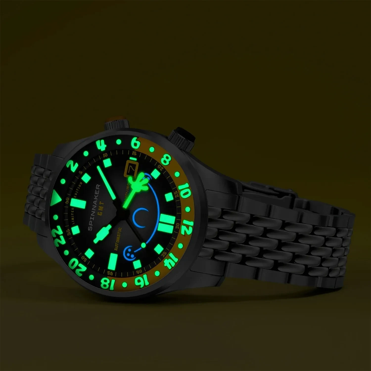 Spinnaker Bradner GMT Automatic Spongebob Squarepants Bubbly