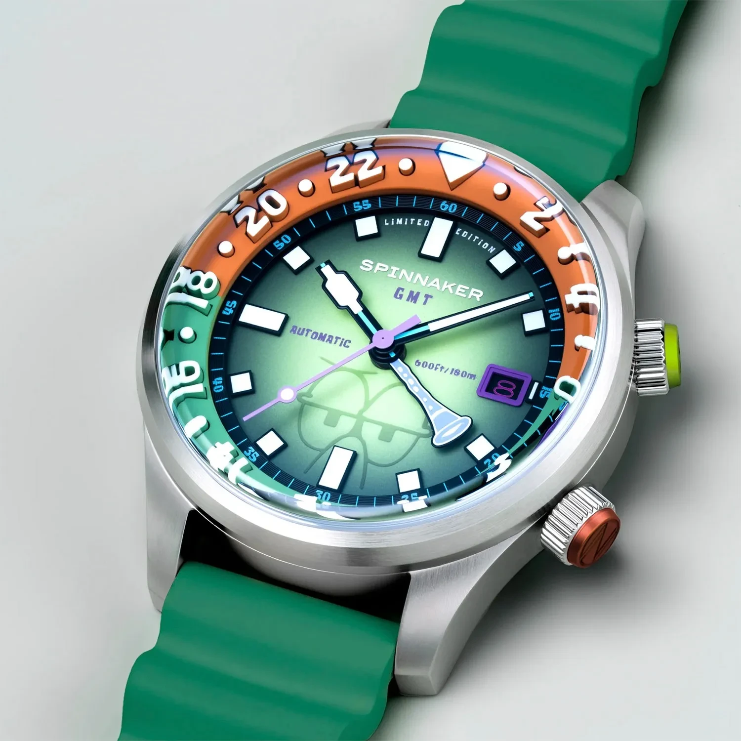 Spinnaker Bradner GMT Automatic Spongebob Squarepants Bubbly