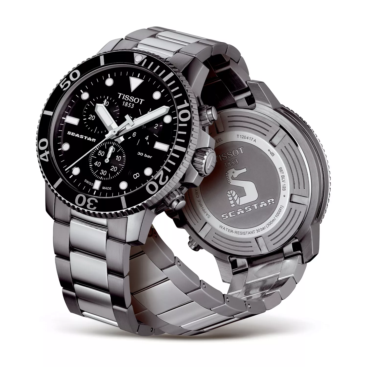 Tissot Seastar 1000 Chronograph T1204171105100 - Ditur