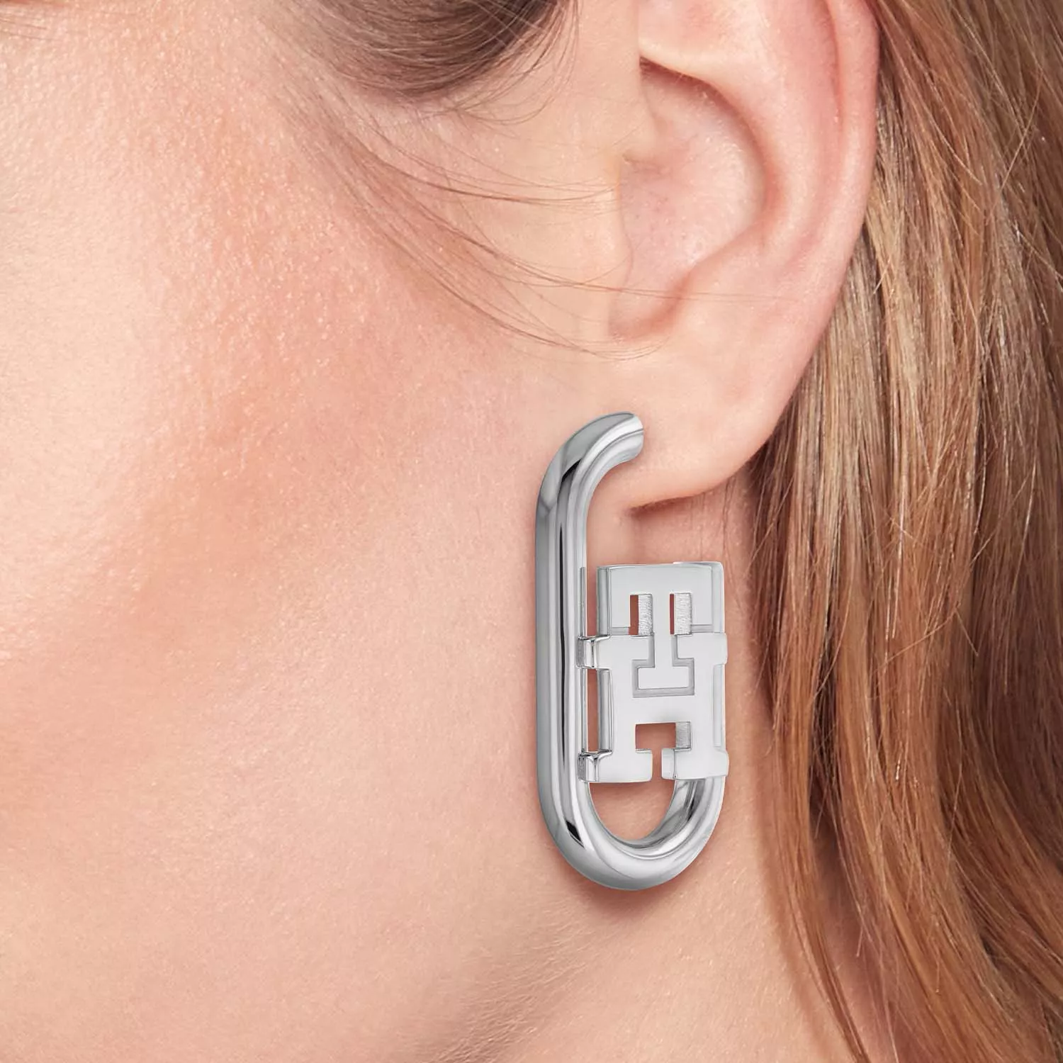 Tommy Hilfiger TH Monogram Earrings Stainless Steel 2780730