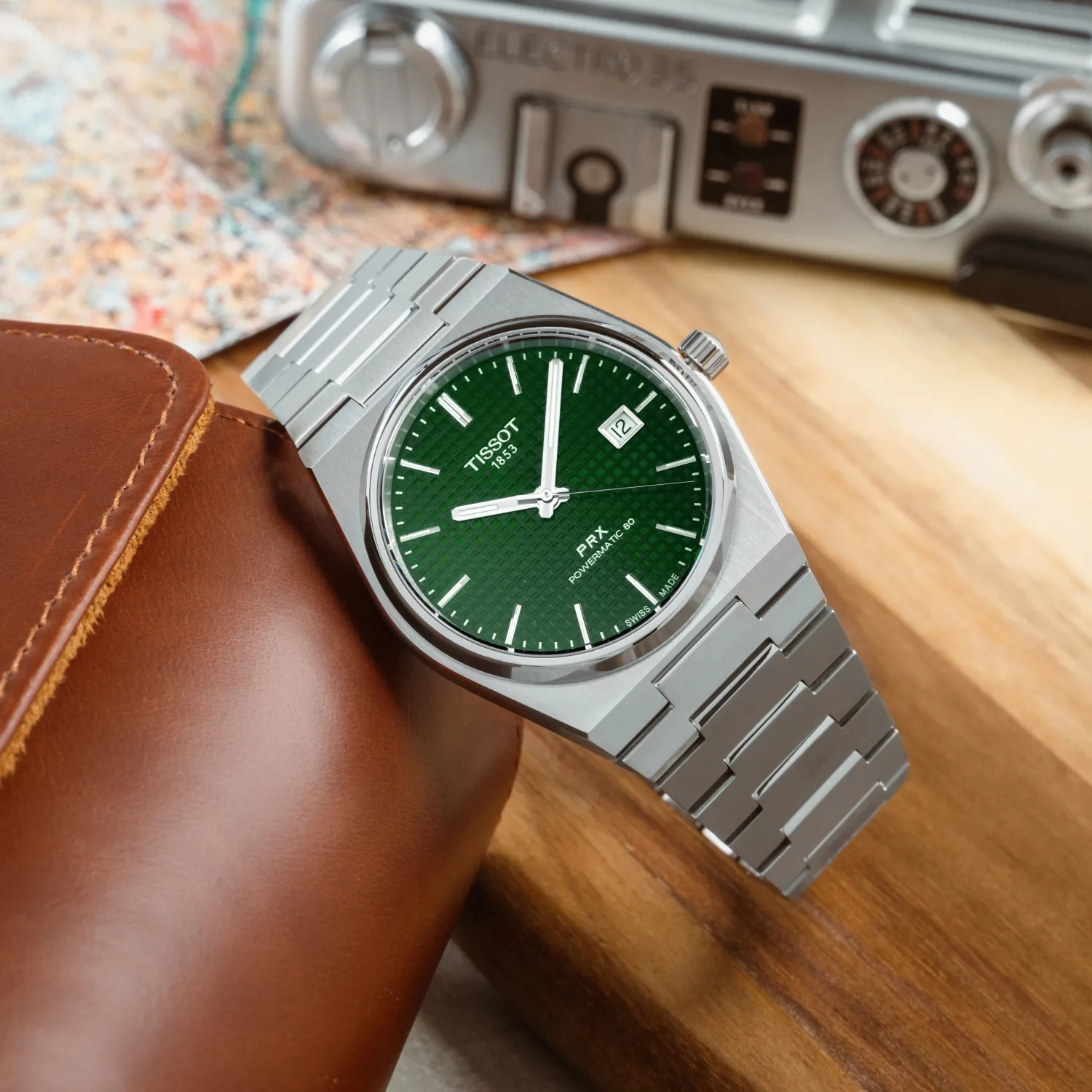 Green Dial Tissot PRX Powermatic 80
